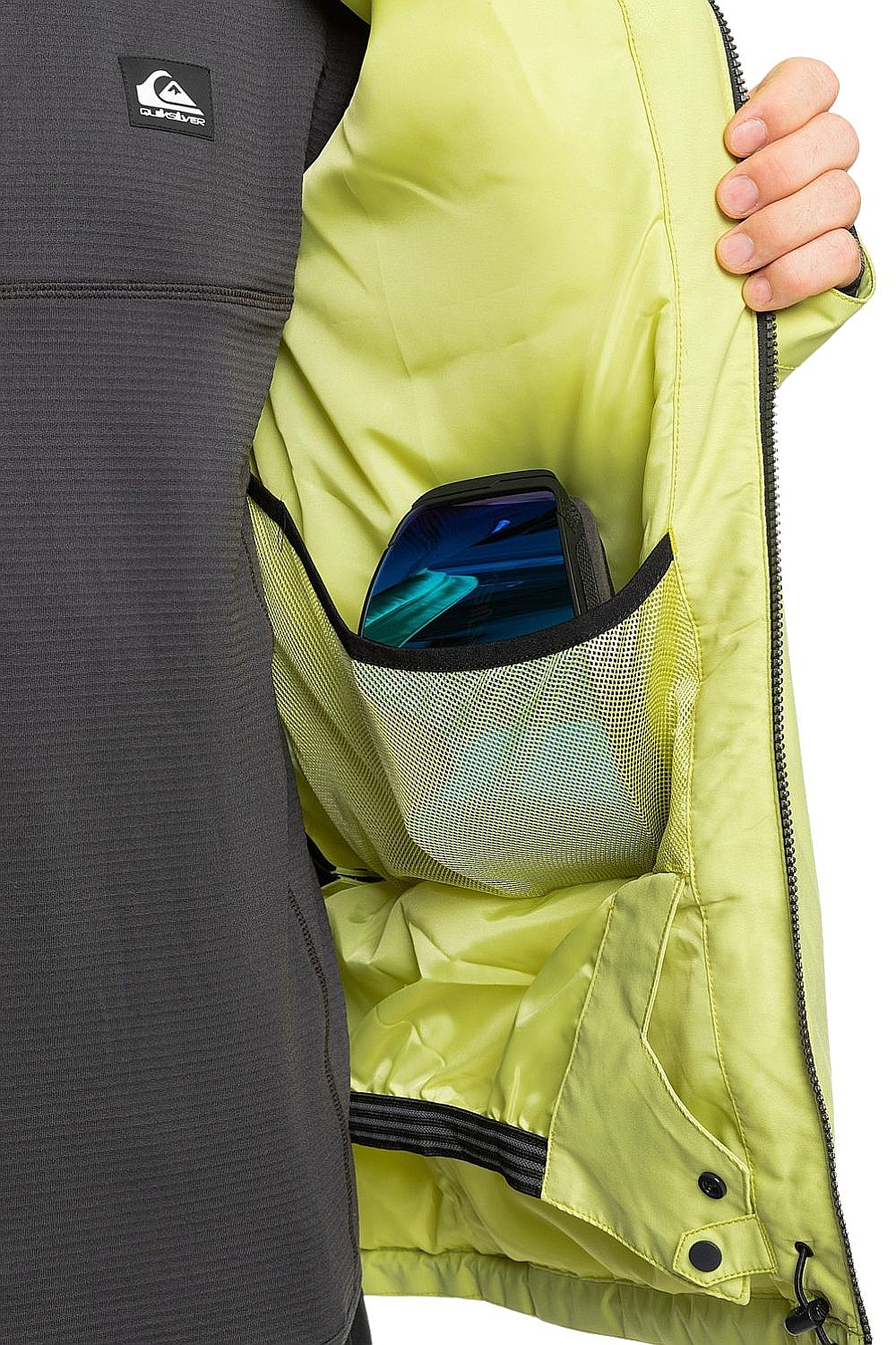 bunda Quiksilver Mission Block - GEL0/Celery Green