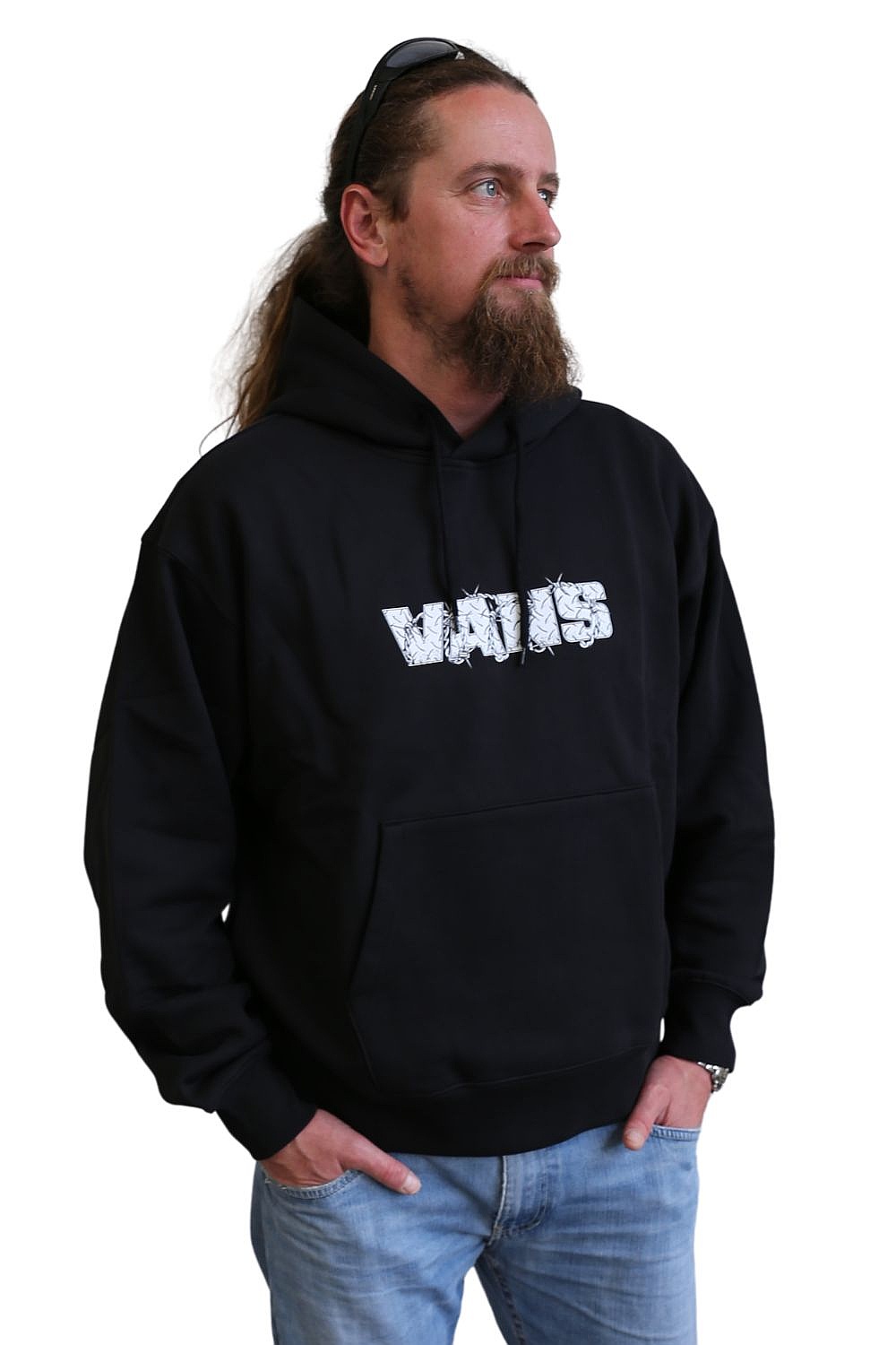 mikina Vans Barbed Wrap Pullover - Black - men´s
