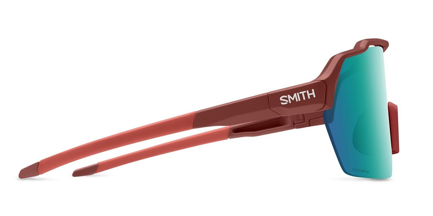 des lunettes Smith Shift Split MAG - Matte Terra/Poppy/ChromaPop Opal Mirror