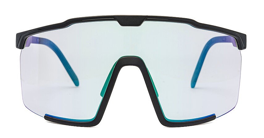 okulary Horsefeathers Proton Photochromic - Matt Black/Mirror Green - men´s