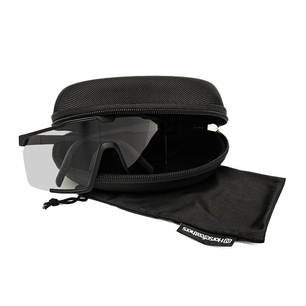 okulary Horsefeathers Proton Photochromic - Matt Black/Gray - men´s