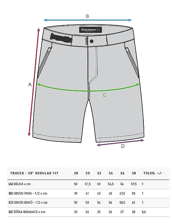 short Horsefeathers Tracer - Castlerock - men´s