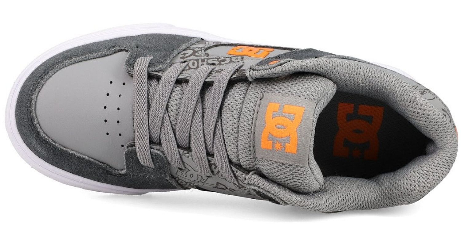 chaussures DC Pure Elastic - 065/Dark Grey/Grey/Orange - unisex junior