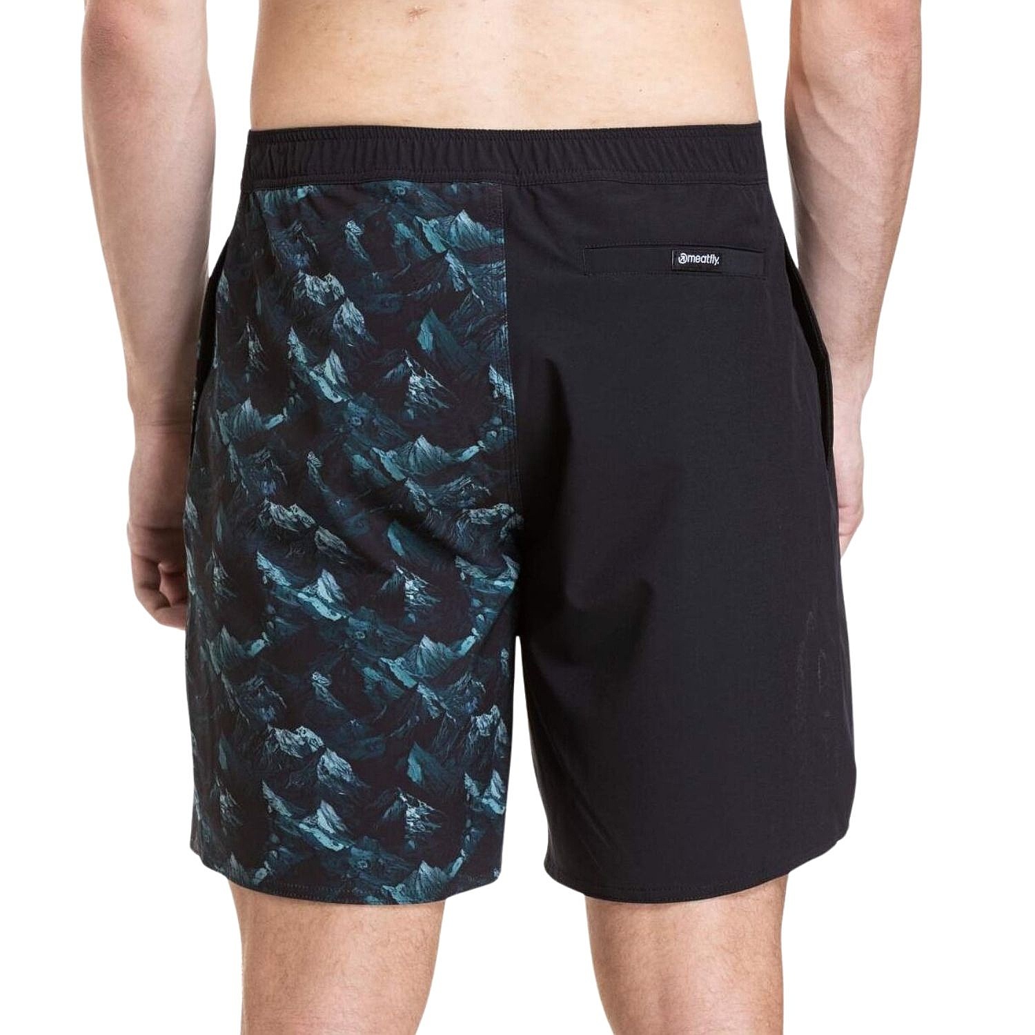 Short de bain Meatfly Ernie 19 - Green Mountains/Quiet Gray - men´s