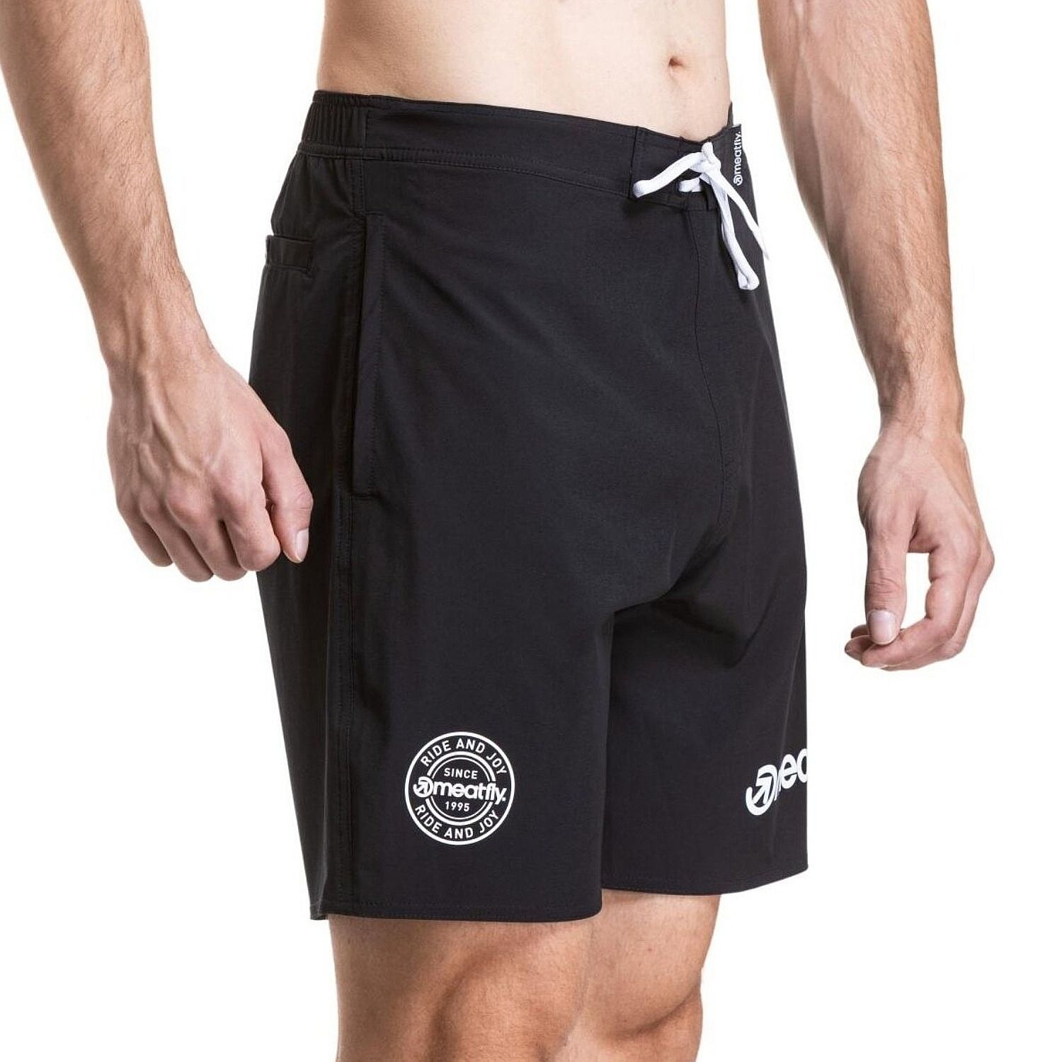 koupací šortky Meatfly Ernie 19 - Black