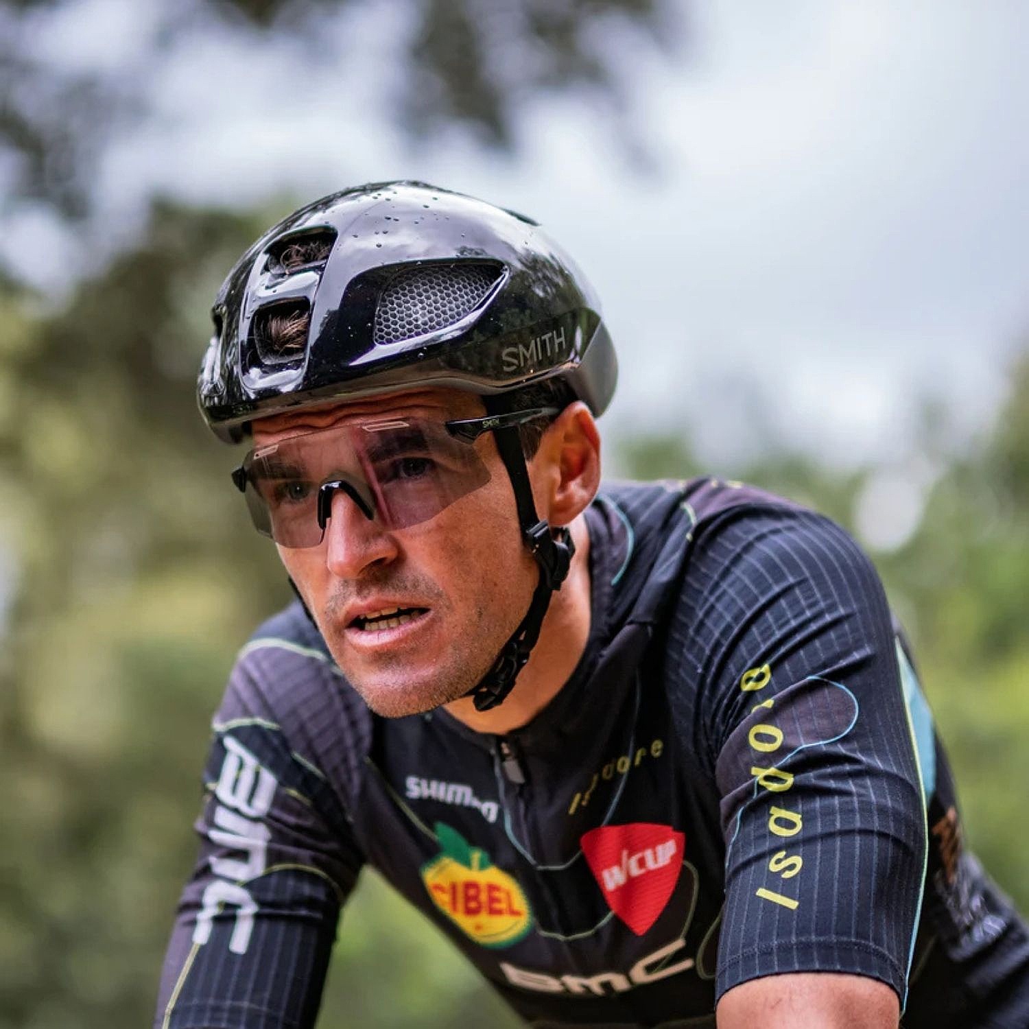 des lunettes Smith Vert - Black/Photochromic Clear To Gray