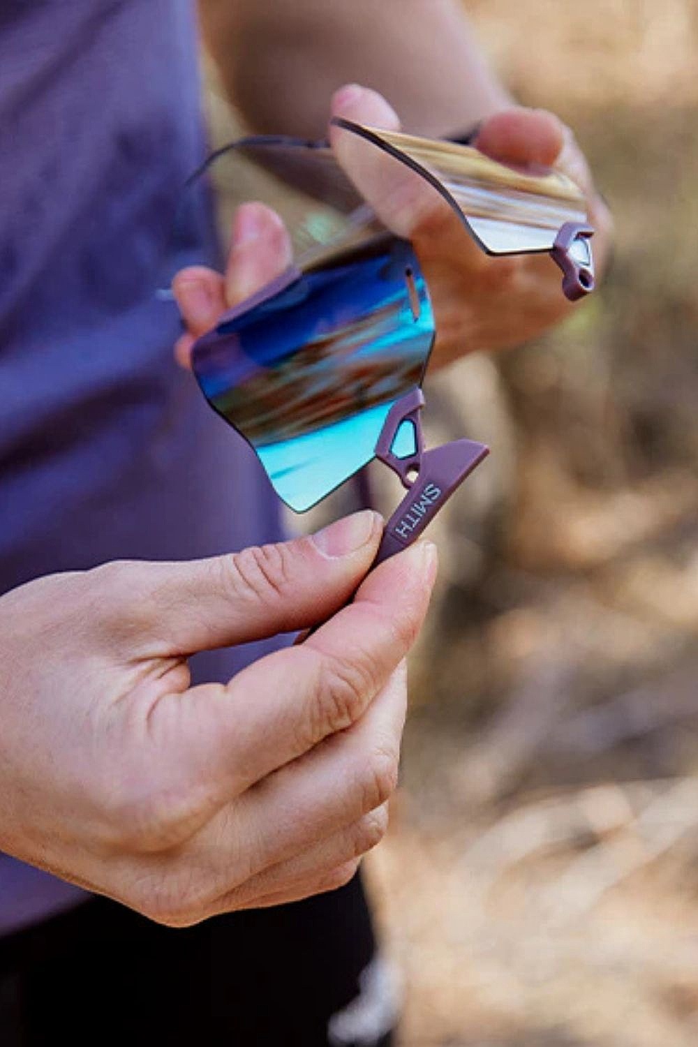 des lunettes Smith Vert - Black/Photochromic Clear To Gray