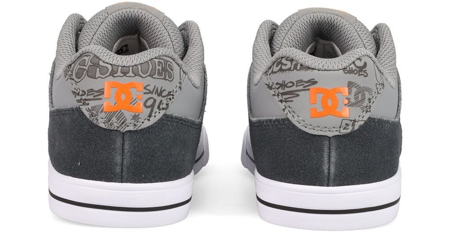 chaussures DC Pure Elastic - 065/Dark Grey/Grey/Orange - unisex junior