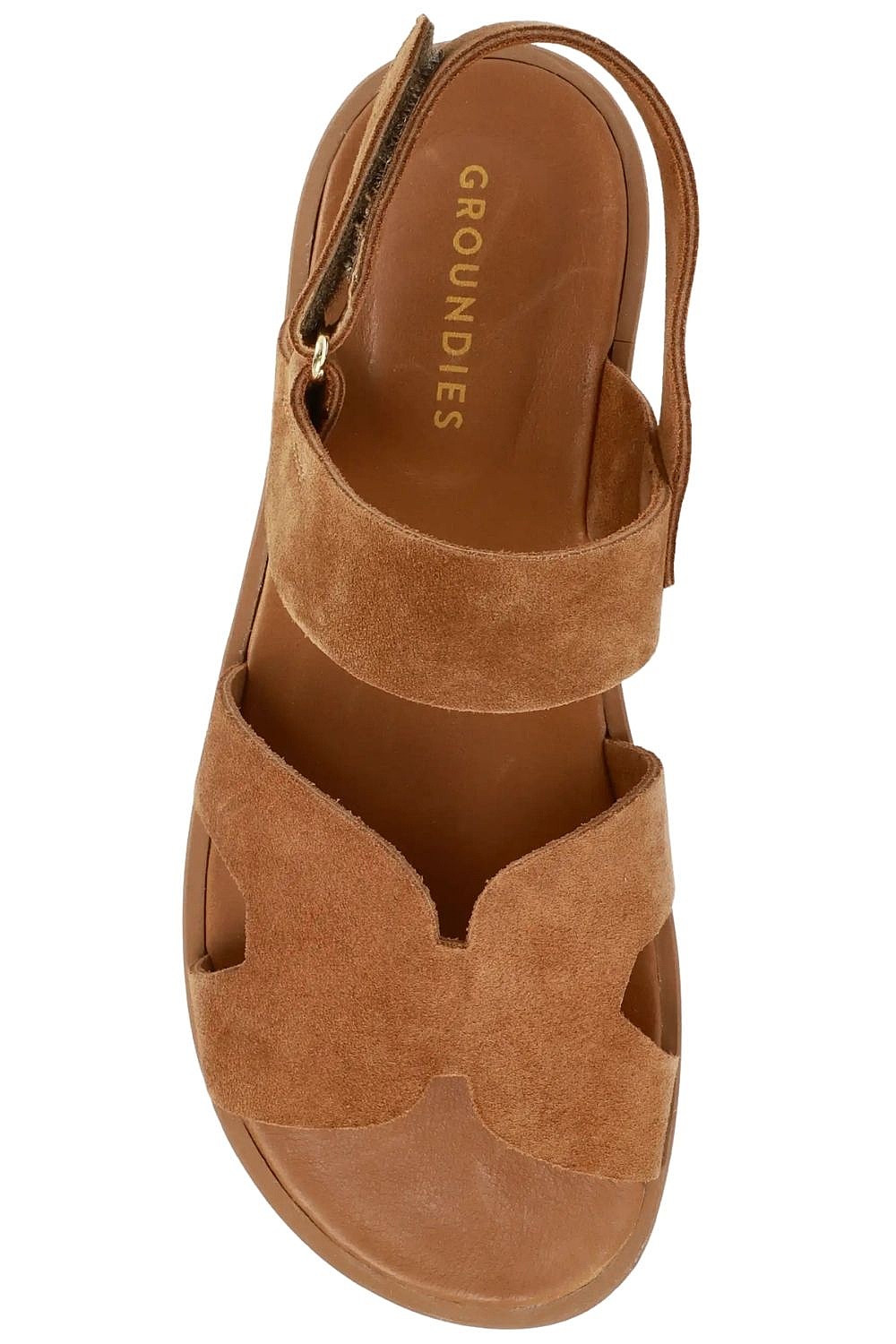 chaussures Groundies Juno - Brown Caramel - women´s