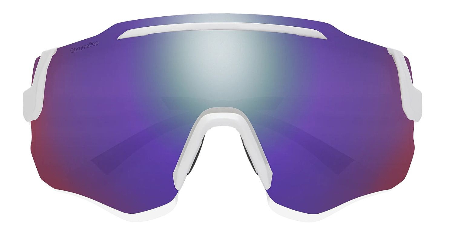 okuliare Smith Momentum - White/ChromaPop Violet Mirror