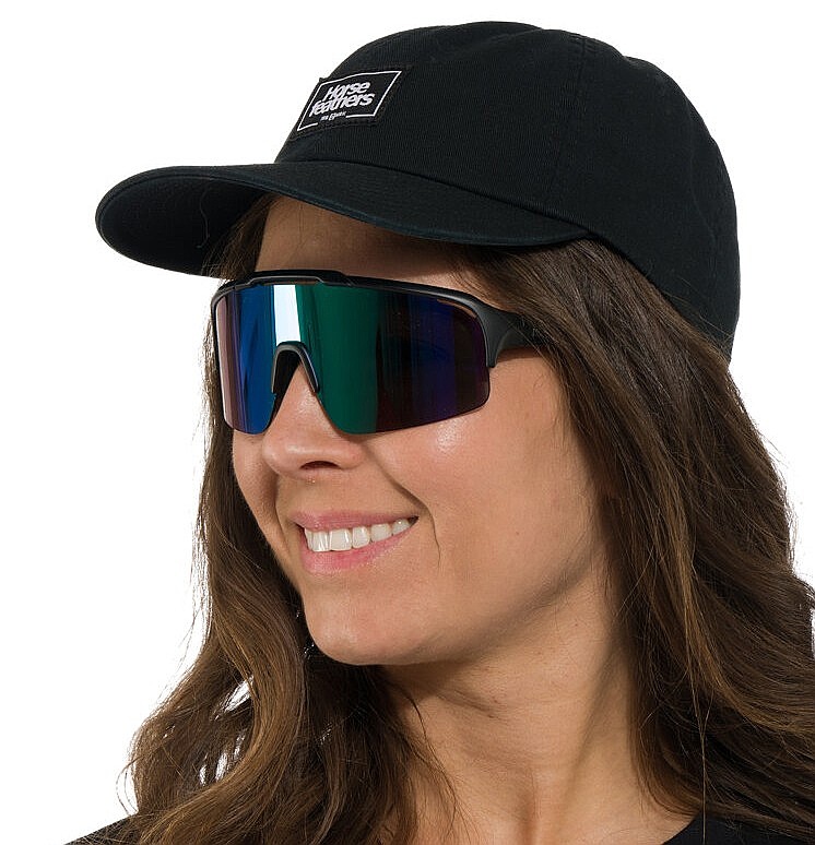 des lunettes Horsefeathers Recoil - Matt Black/Mirror Green