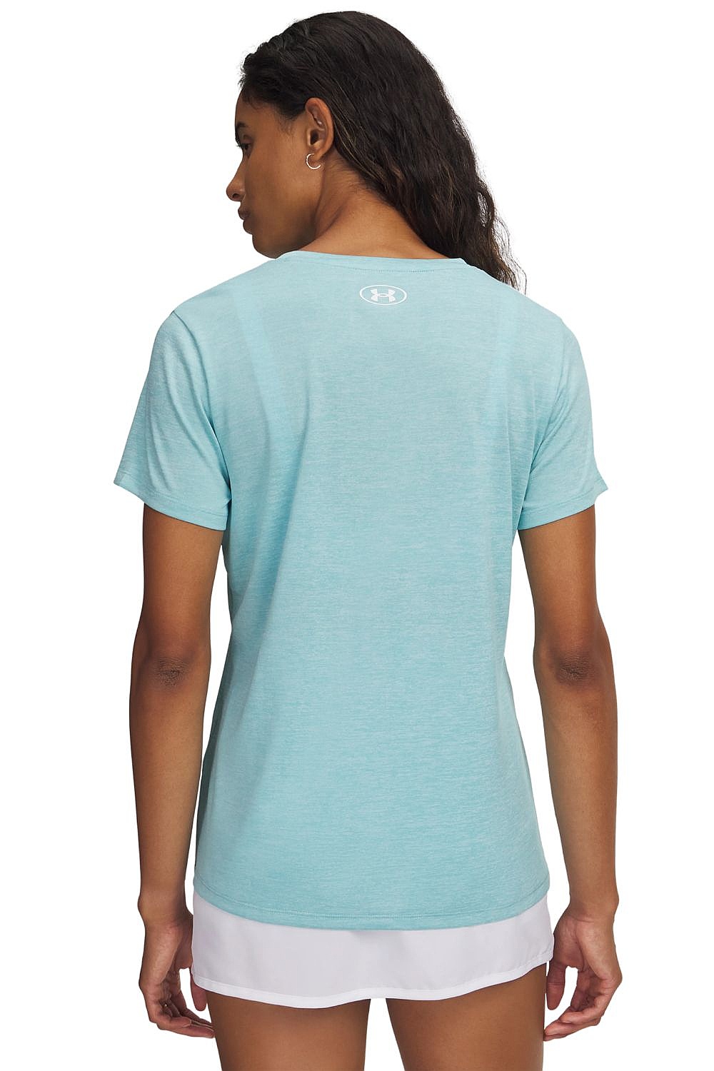 T-shirt Under Armour Tech SSV Twist - Blue Haze/White - women´s