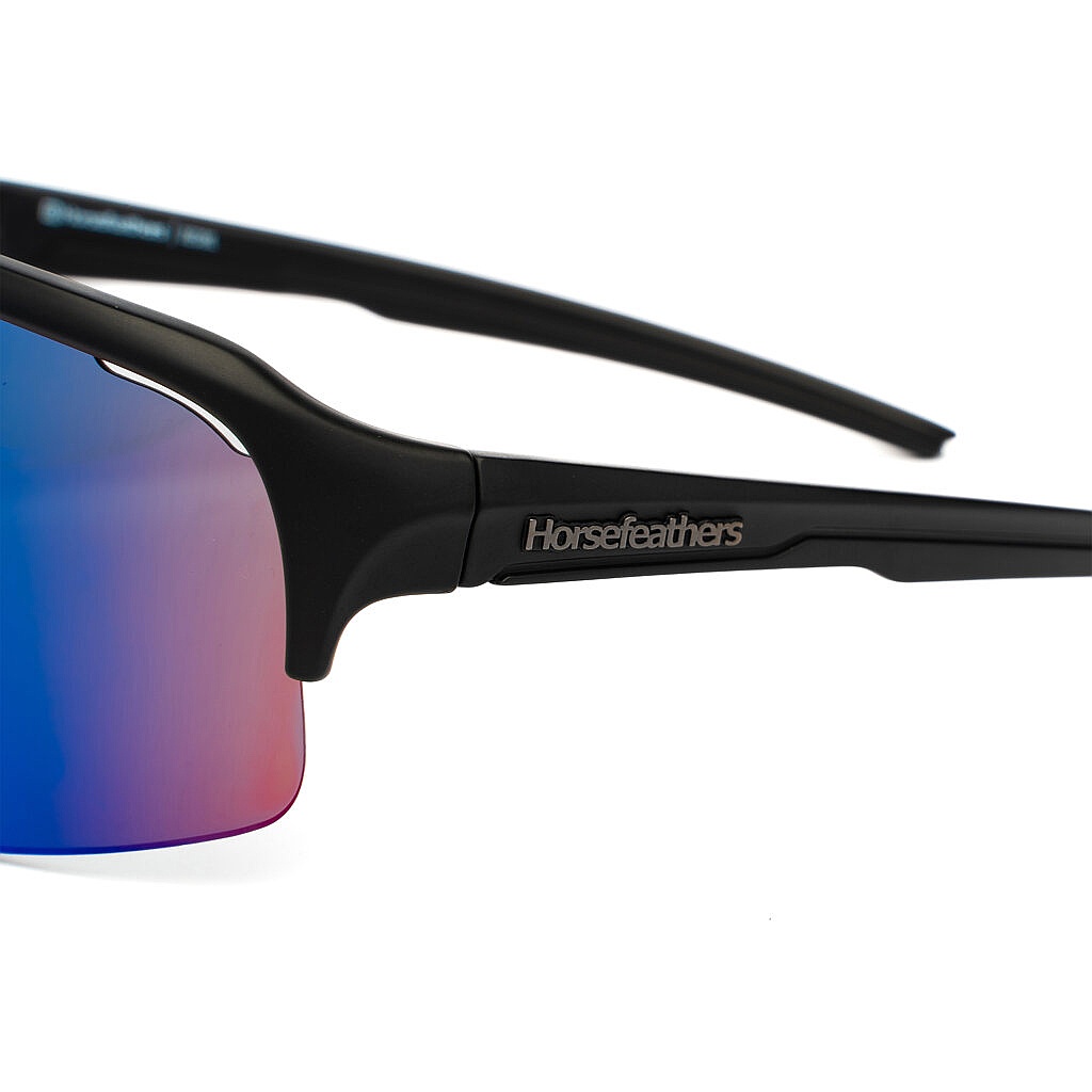 des lunettes Horsefeathers Recoil - Matt Black/Mirror Green