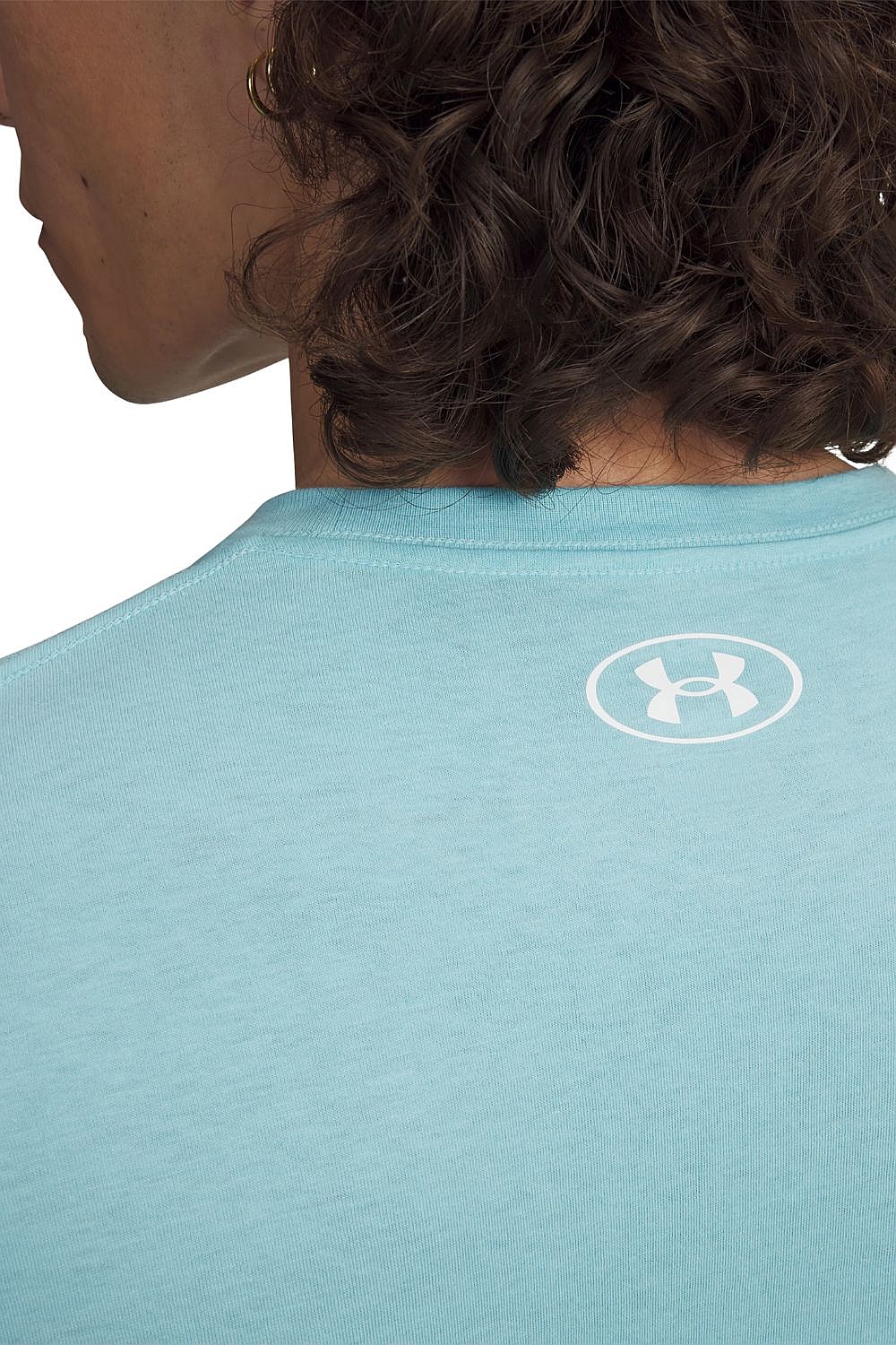 T-shirt Under Armour Sportstyle Left Chest - Blue Haze/White - men´s