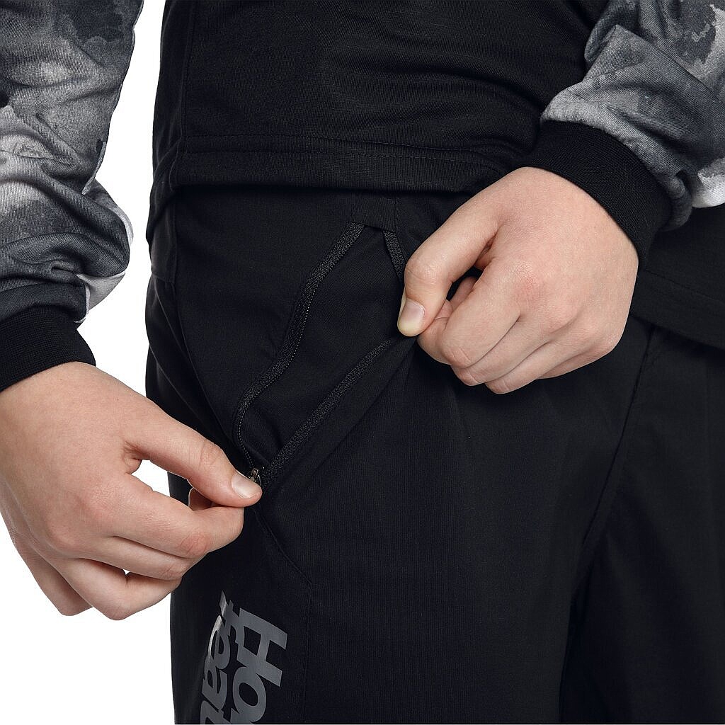 kraťasy Horsefeathers Stoker - Black - unisex junior