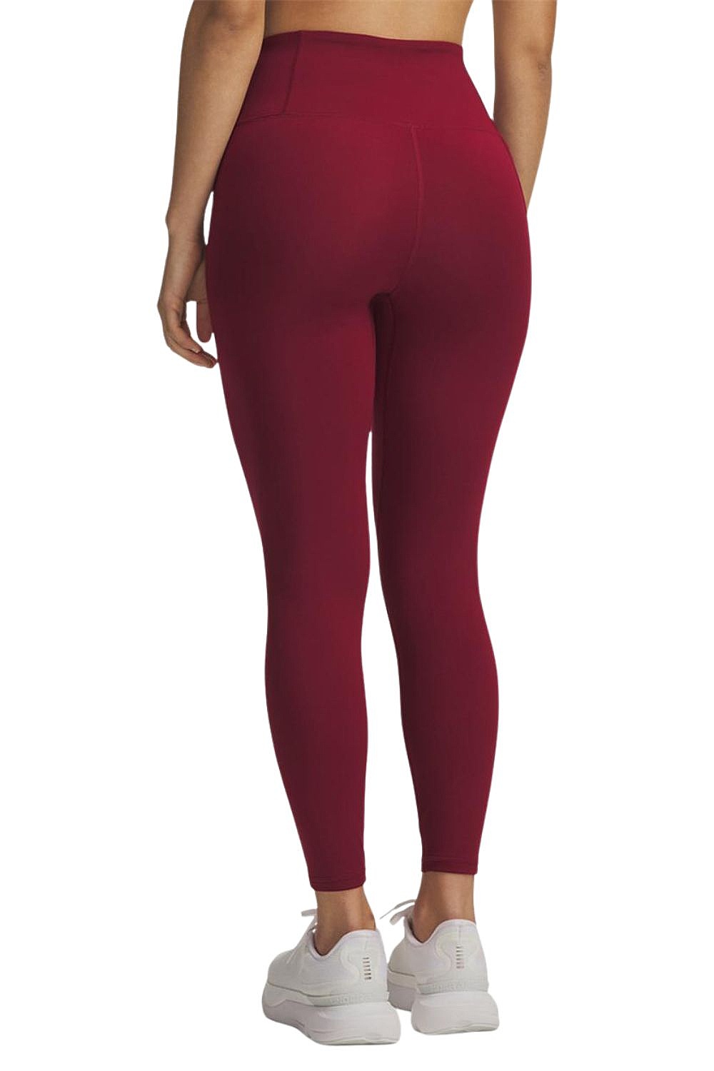 legginsy Under Armour Motion Ankle - Cardinal/White - women´s