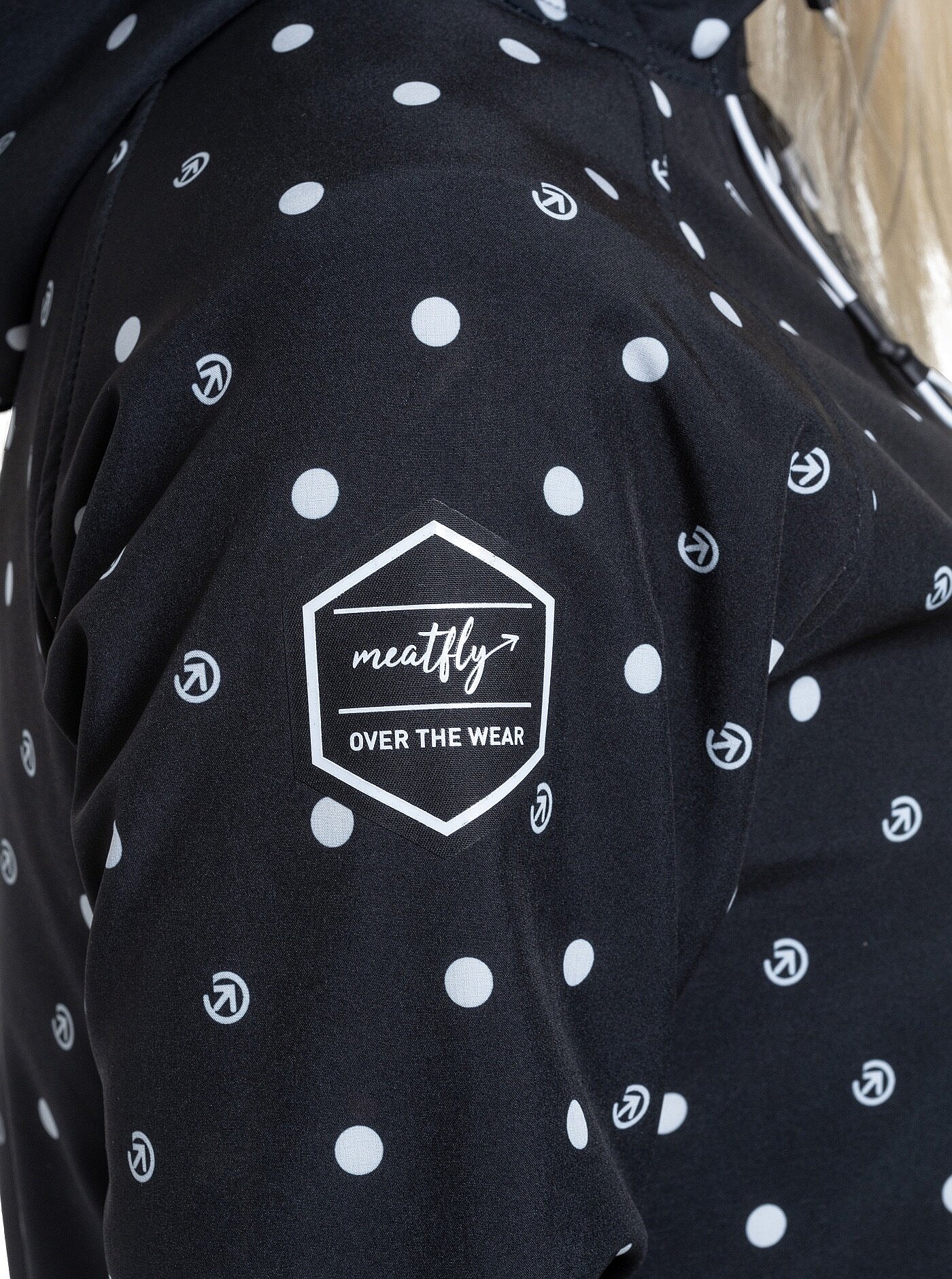 bunda Meatfly Zaja - Dots Black