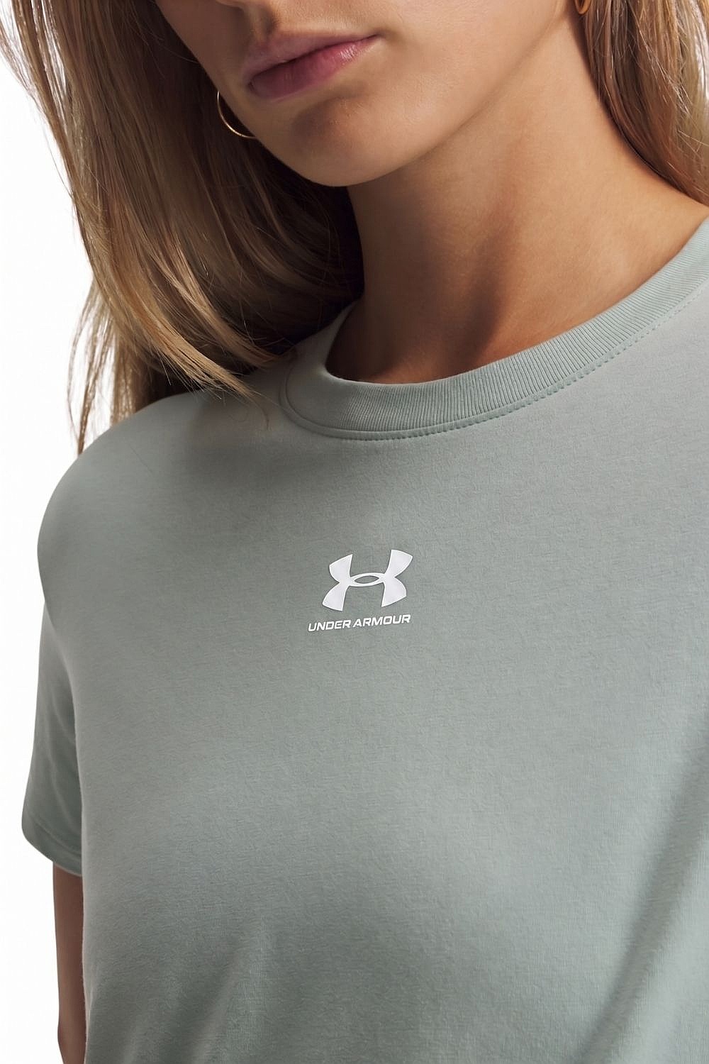 koszulka Under Armour Rival Core - Enamel Blue/White - women´s