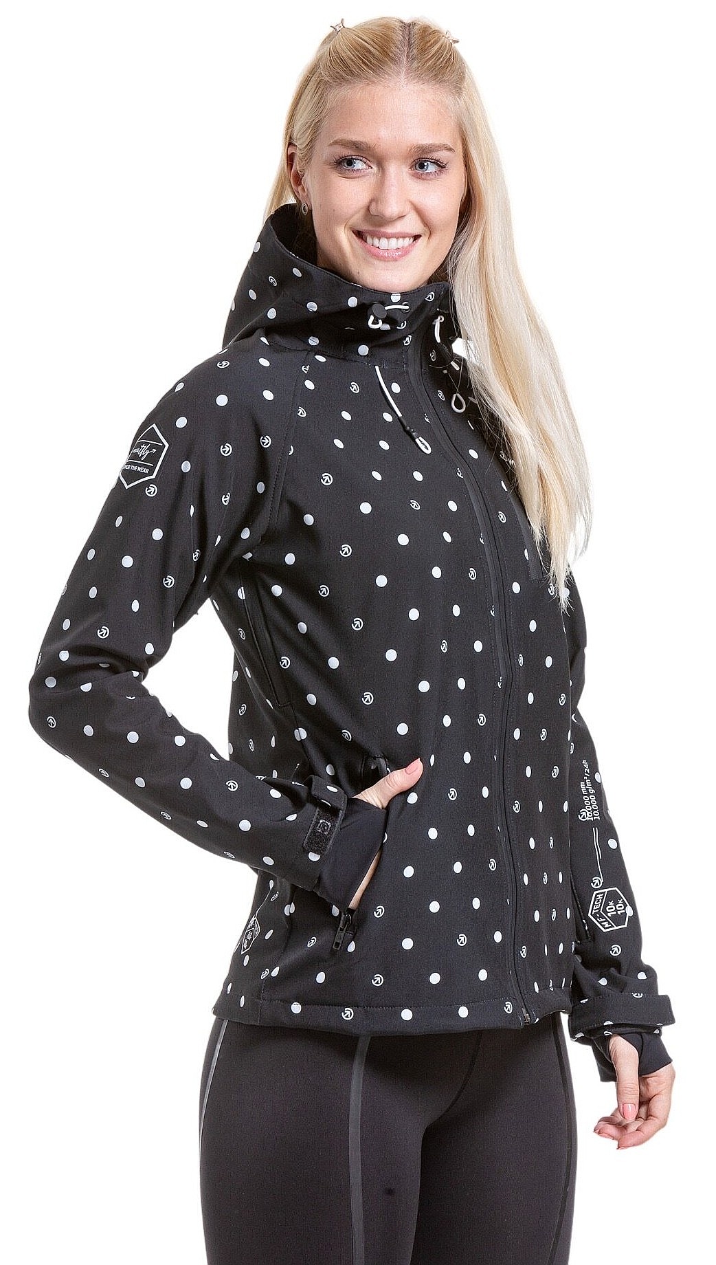 bunda Meatfly Zaja - Dots Black