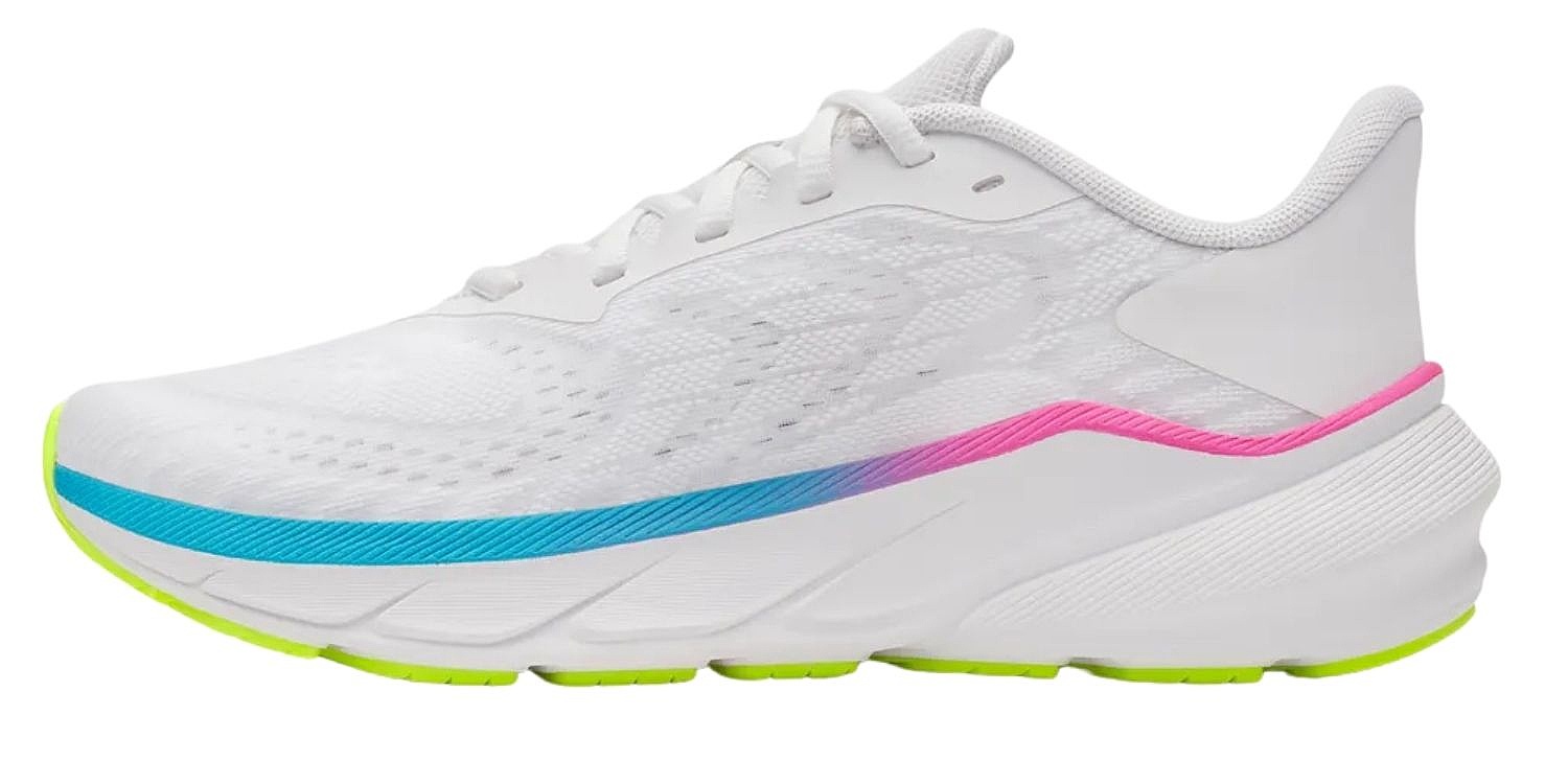 Schuhe Under Armour Turbulence 3 - White/Capri/High Vis Yellow - women´s