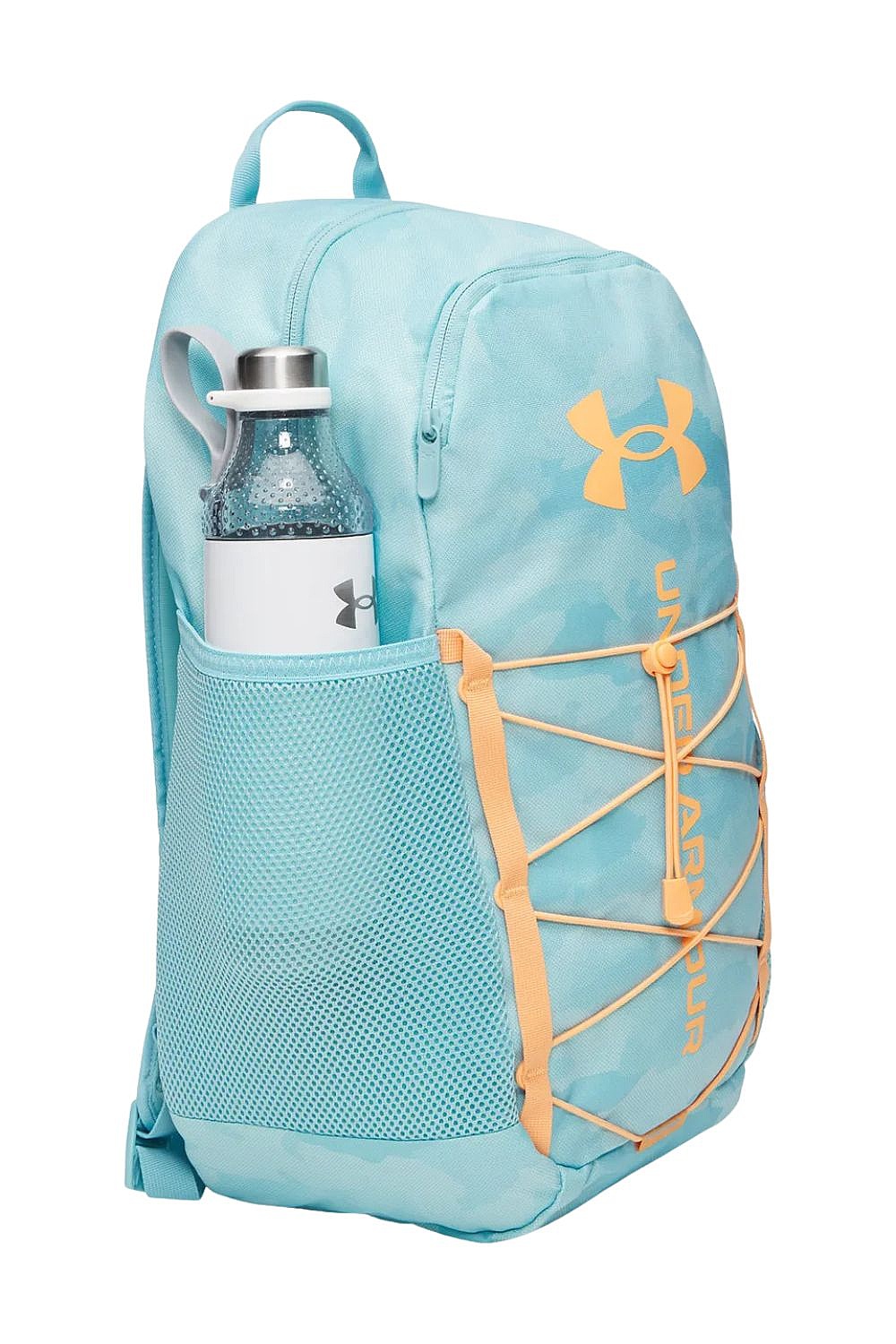 Rucksack Under Armour Hustle Sport 6.0 - Blue Haze/Orange Bloc