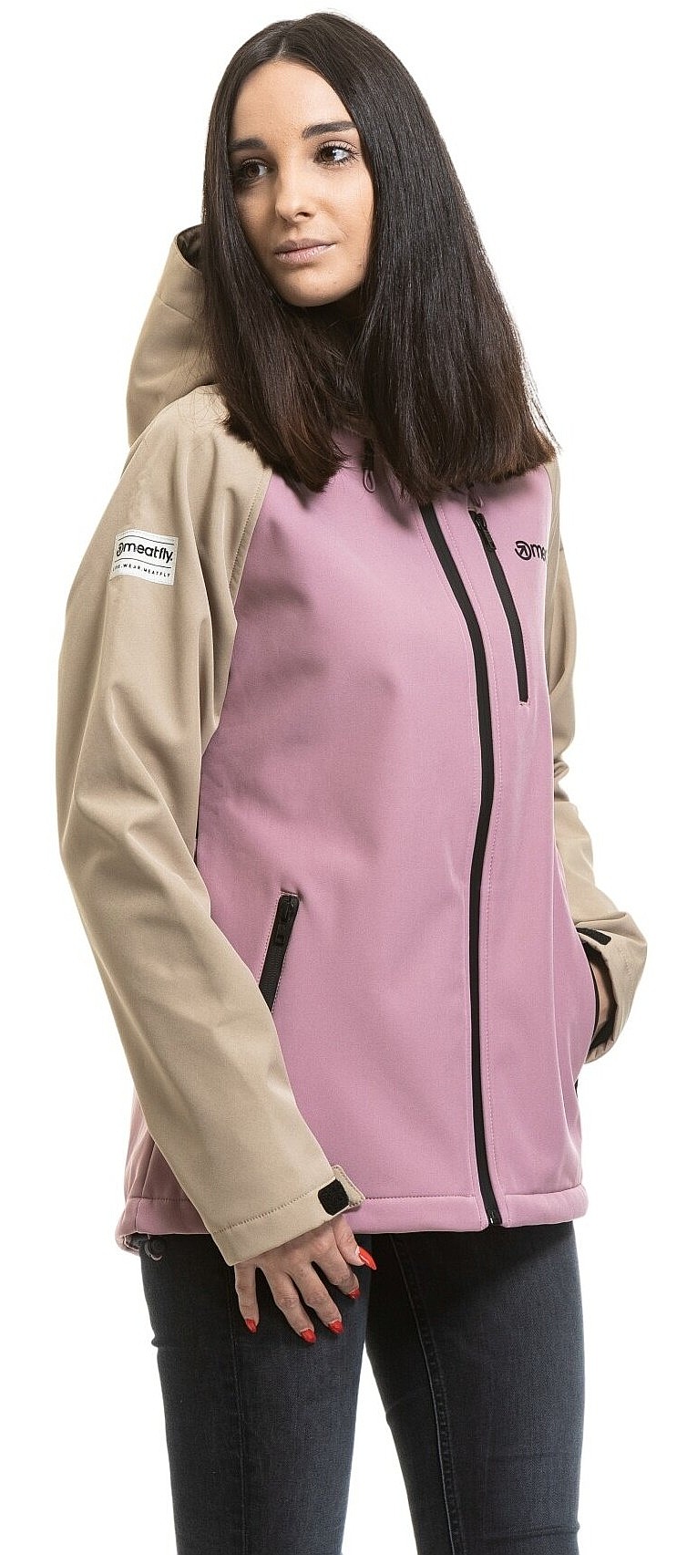 bunda Meatfly Zaja - Safari/Rose - women´s