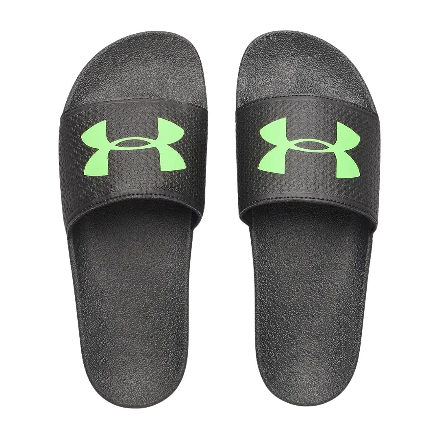 topánky Under Armour ARMR Slide - Black/Hyper Green - men´s