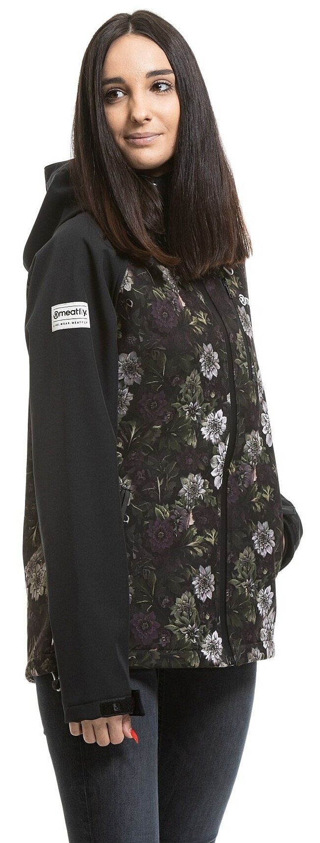 bunda Meatfly Zaja - Black/Straws