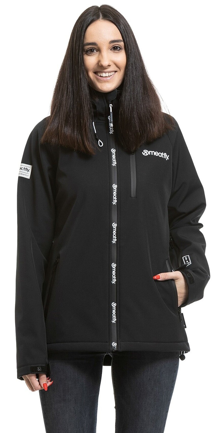 kurtka Meatfly Zaja - Black - women´s