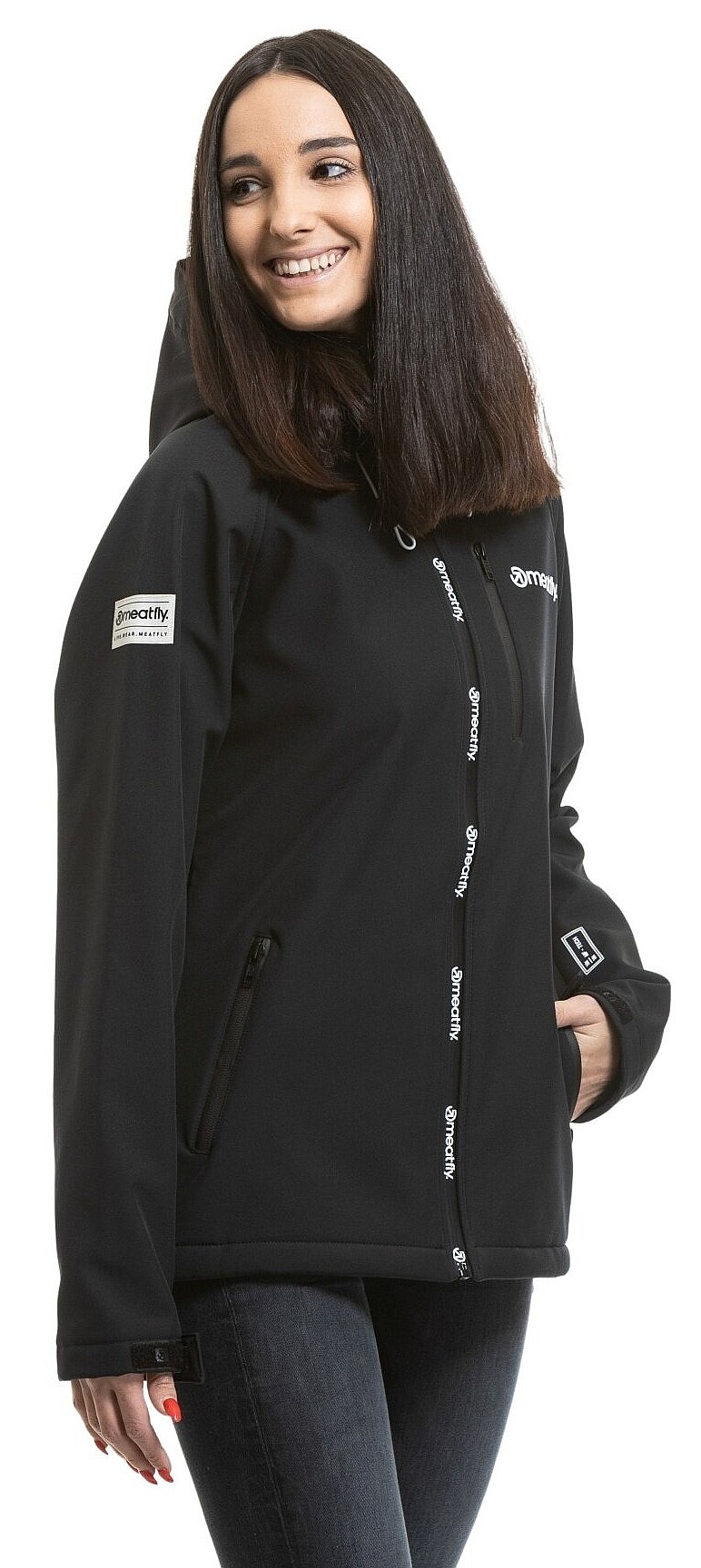 kurtka Meatfly Zaja - Black - women´s