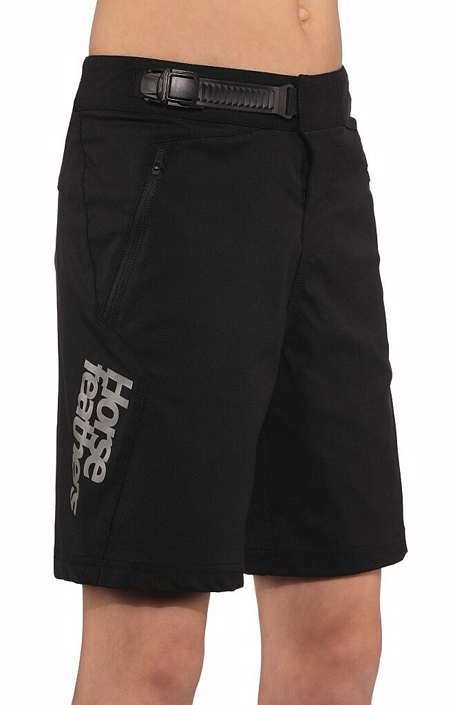kraťasy Horsefeathers Stoker - Black - unisex junior