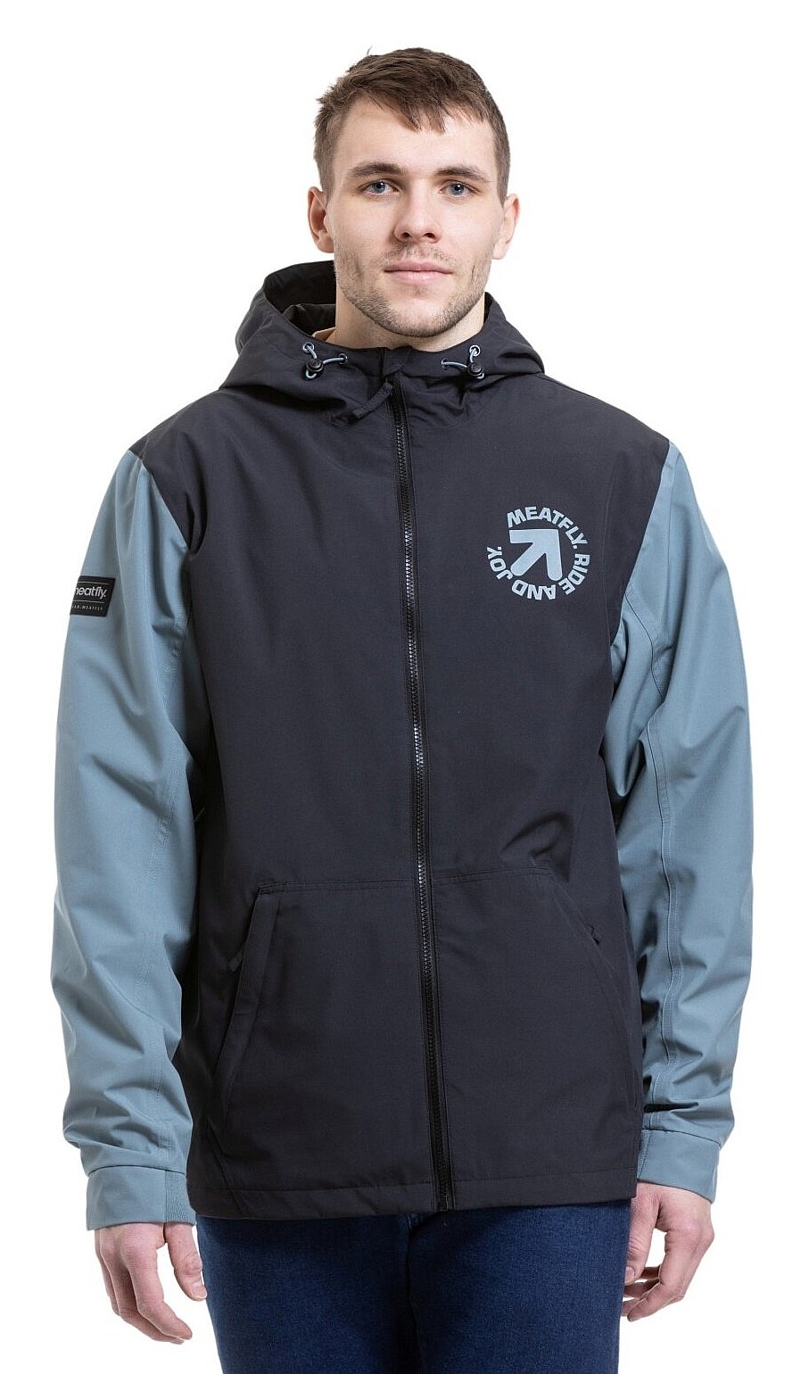 Jacke Meatfly Finn - Black/Storm - men´s