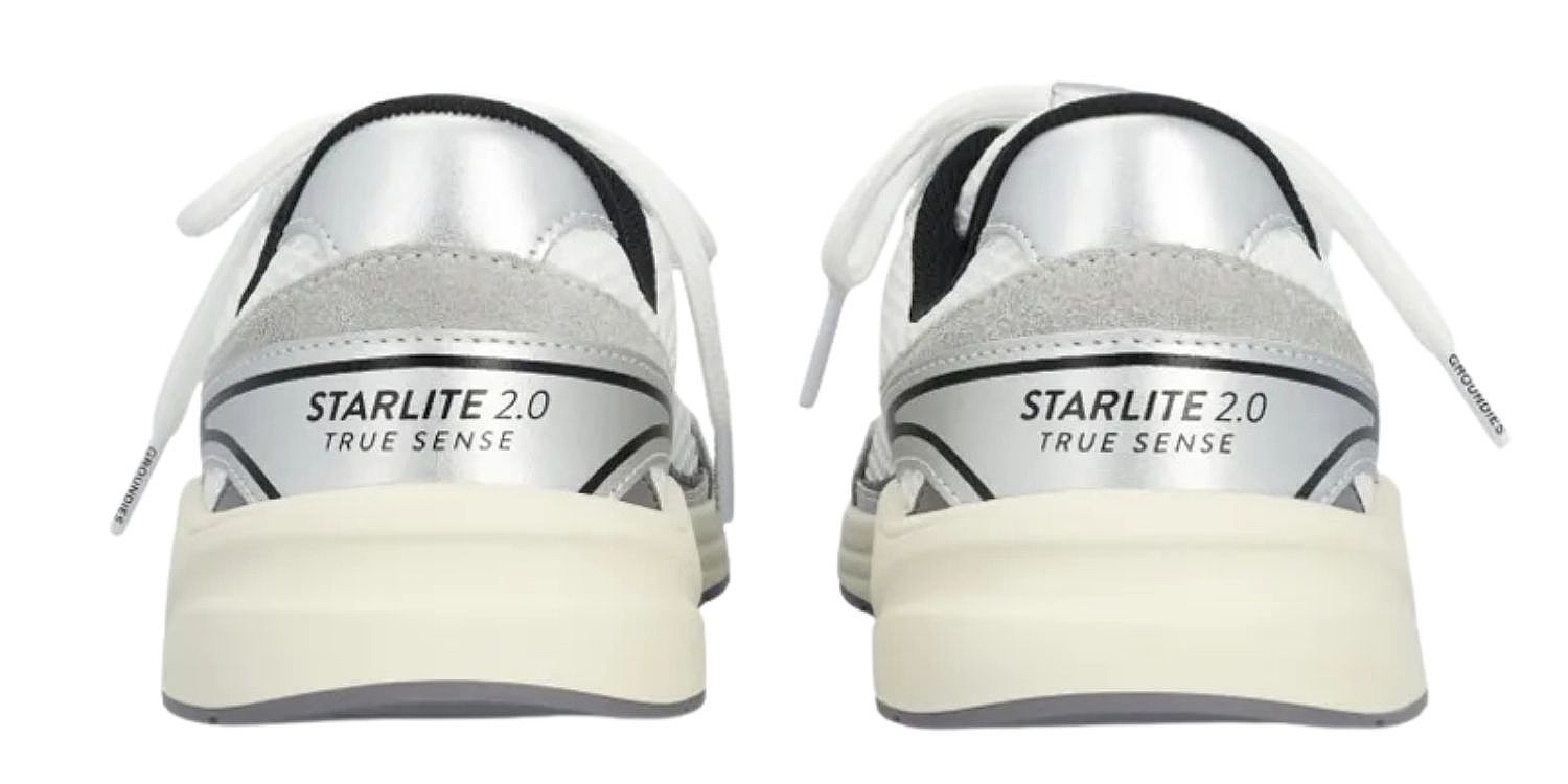 buty Groundies Starlite 2.0 - White/Black/Silver