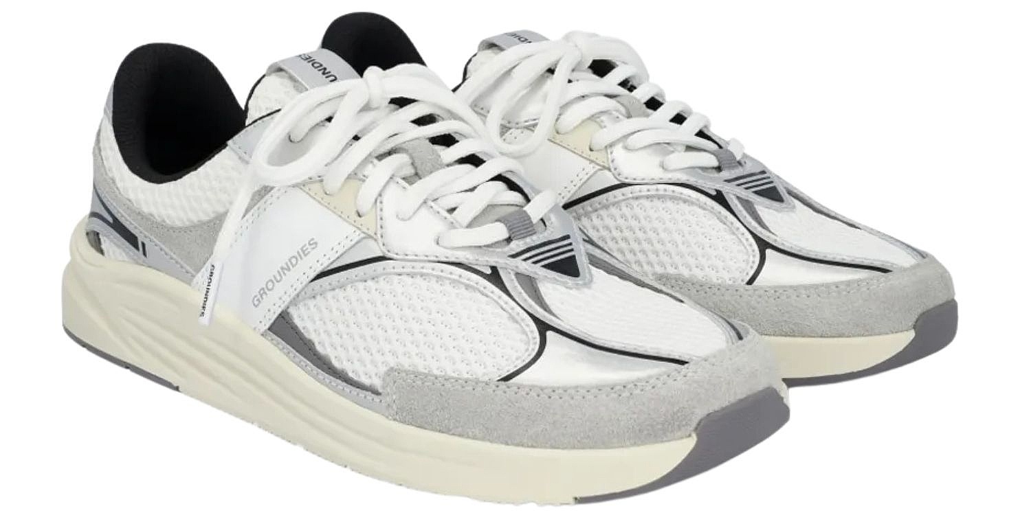 buty Groundies Starlite 2.0 - White/Black/Silver