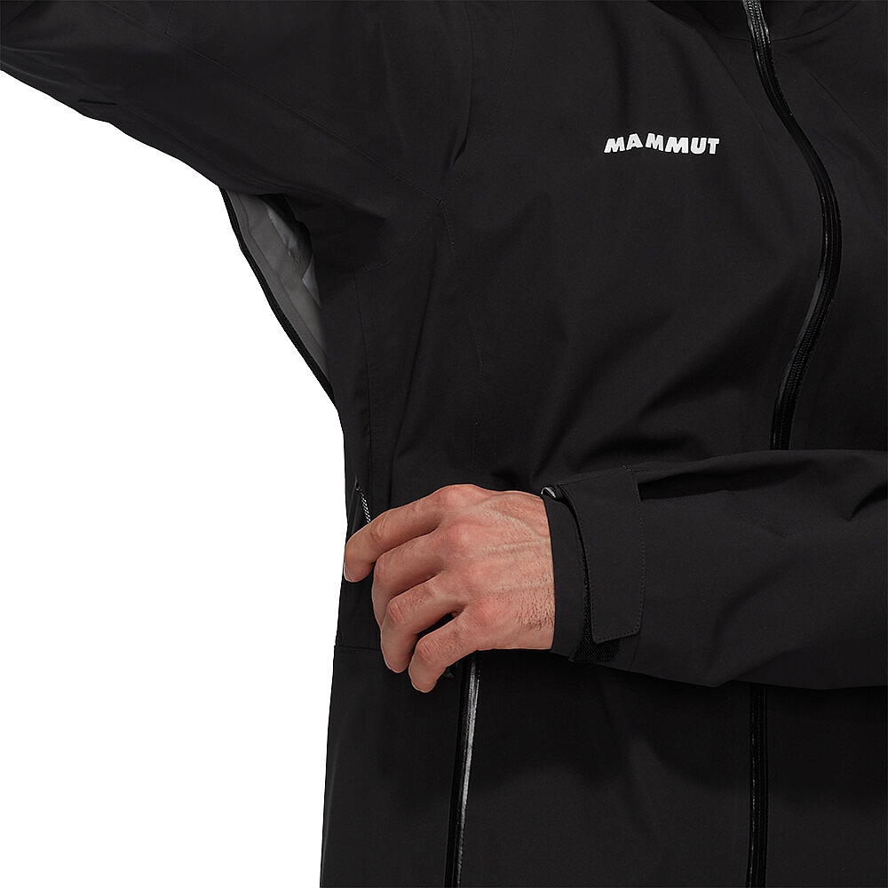 bunda Mammut Linard Guide HS Hooded - Black - men´s