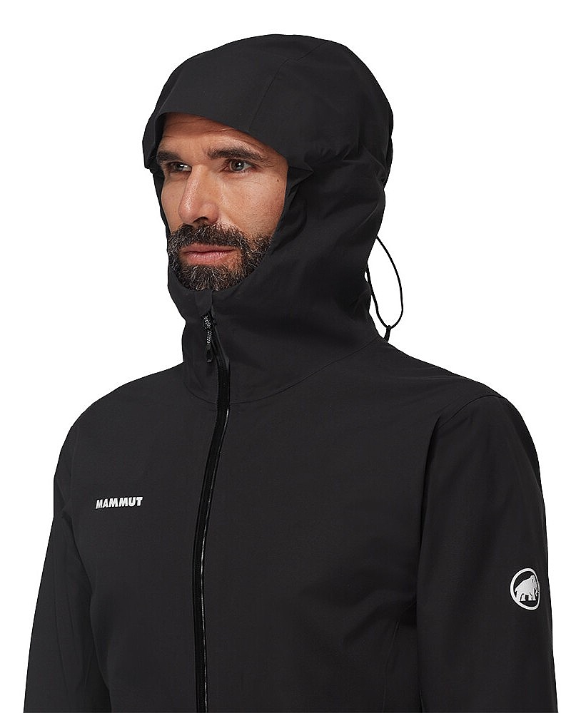 bunda Mammut Linard Guide HS Hooded - Black - men´s