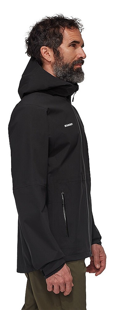 bunda Mammut Linard Guide HS Hooded - Black - men´s