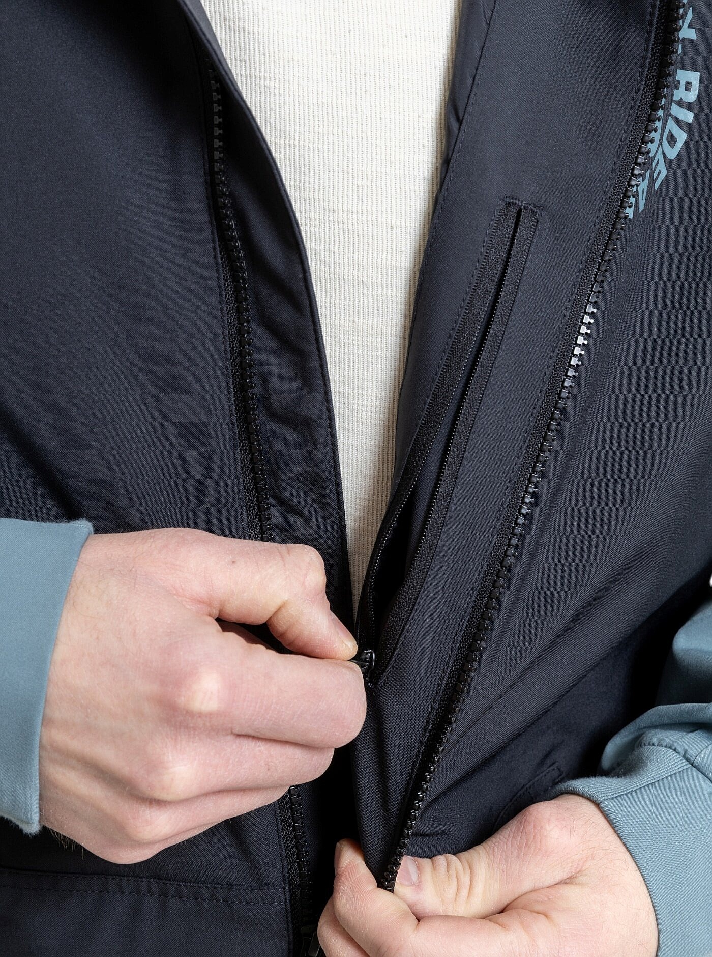 Jacke Meatfly Finn - Black/Storm - men´s