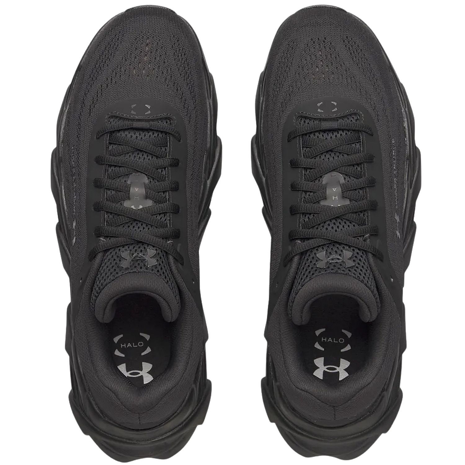 chaussures Under Armour Halo Runner - Black/Black - men´s