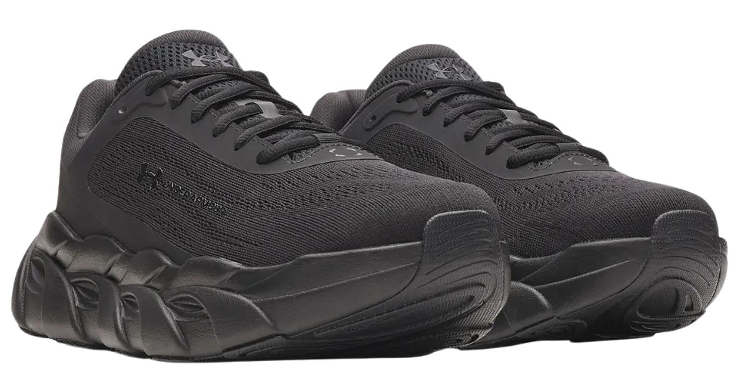 chaussures Under Armour Halo Runner - Black/Black - men´s