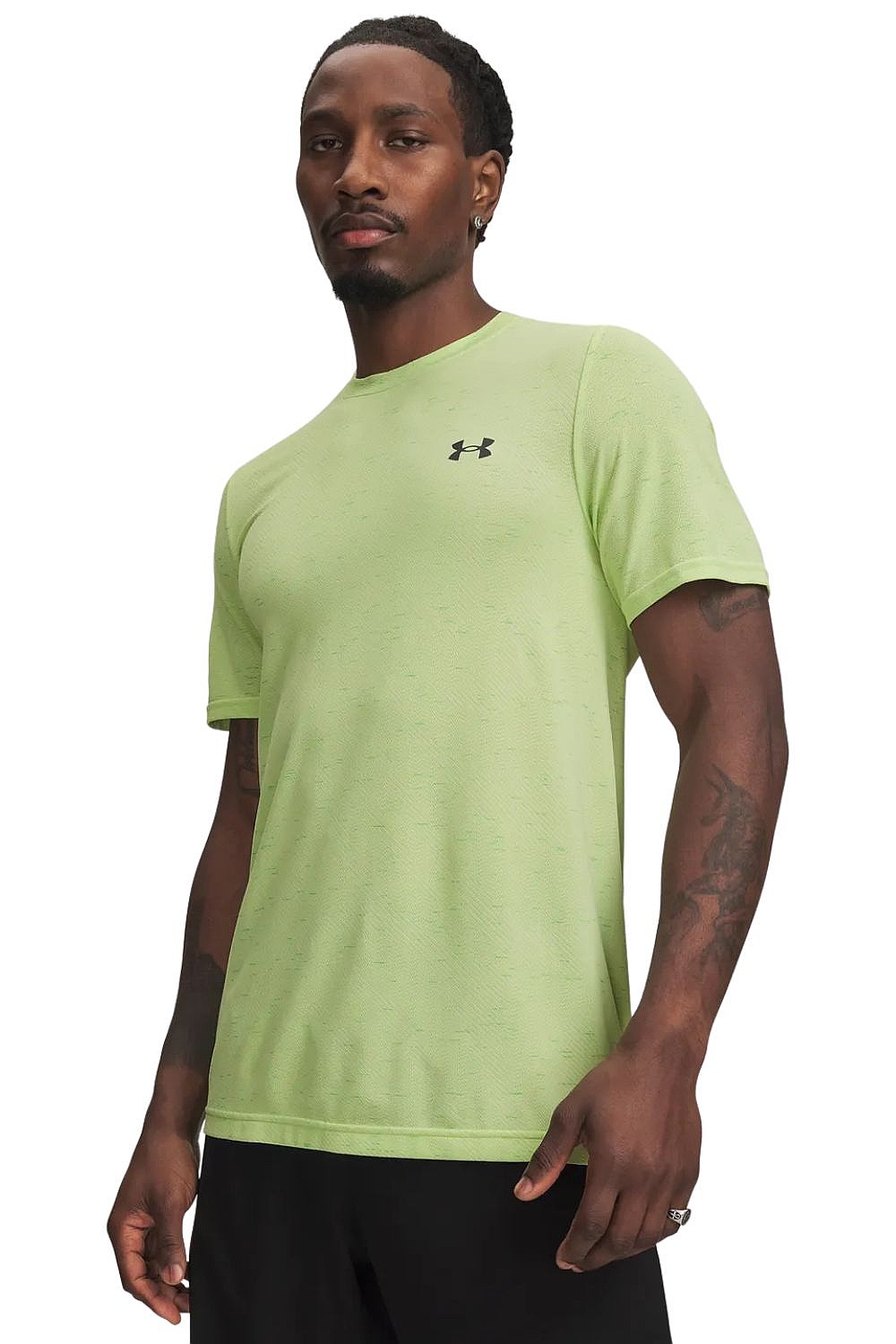 T-shirt Under Armour Vanish Seamless - Lumos Lime/Black - men´s