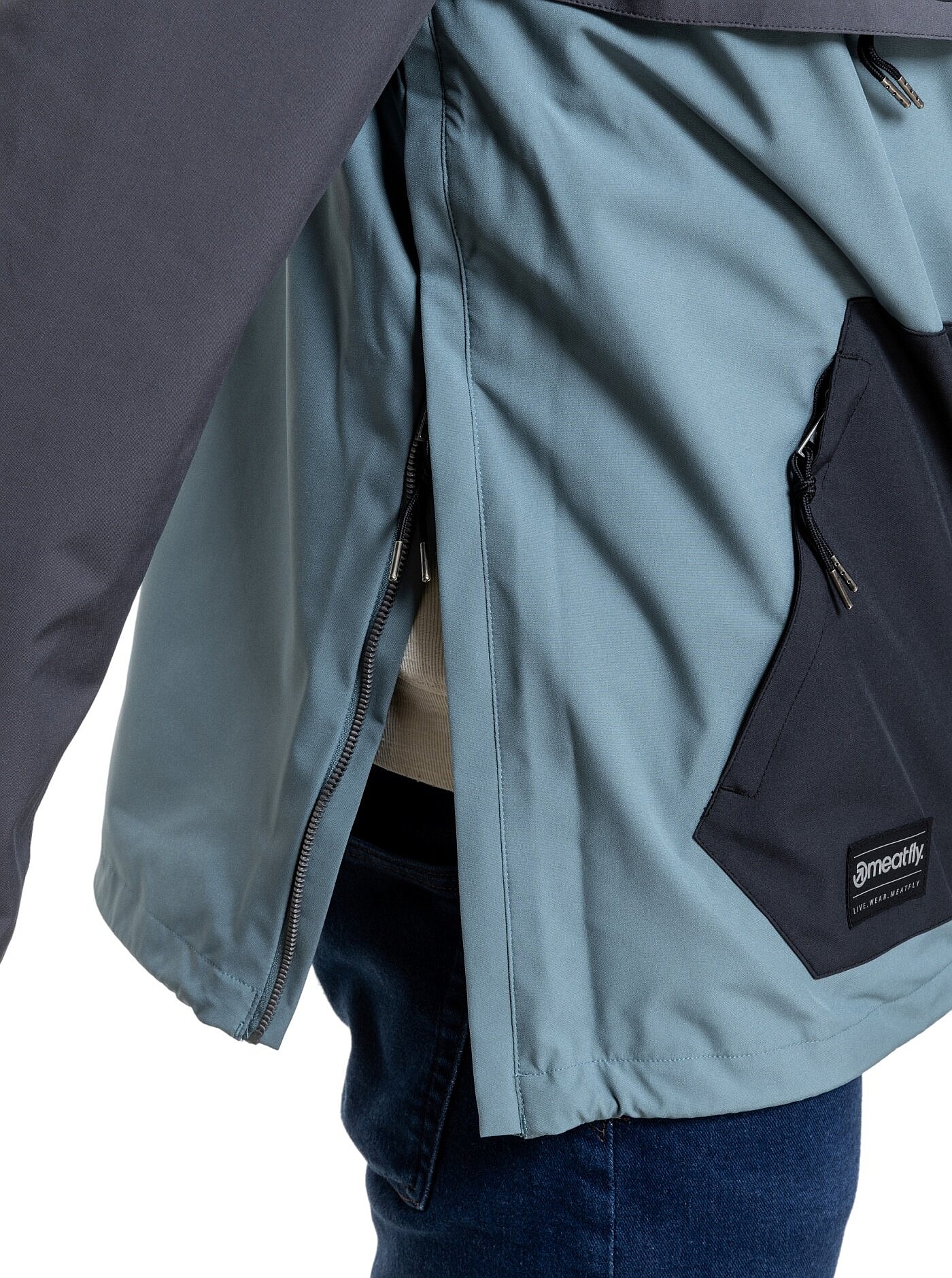 kurtka Meatfly Garen - Dark Gray/Storm - men´s