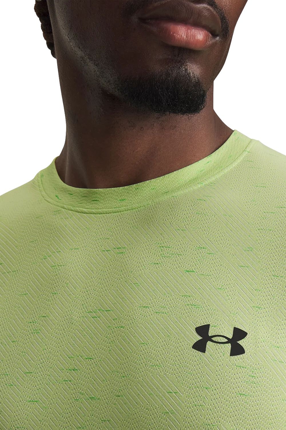 T-shirt Under Armour Vanish Seamless - Lumos Lime/Black - men´s