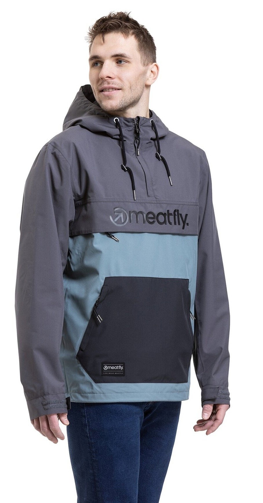 kurtka Meatfly Garen - Dark Gray/Storm - men´s