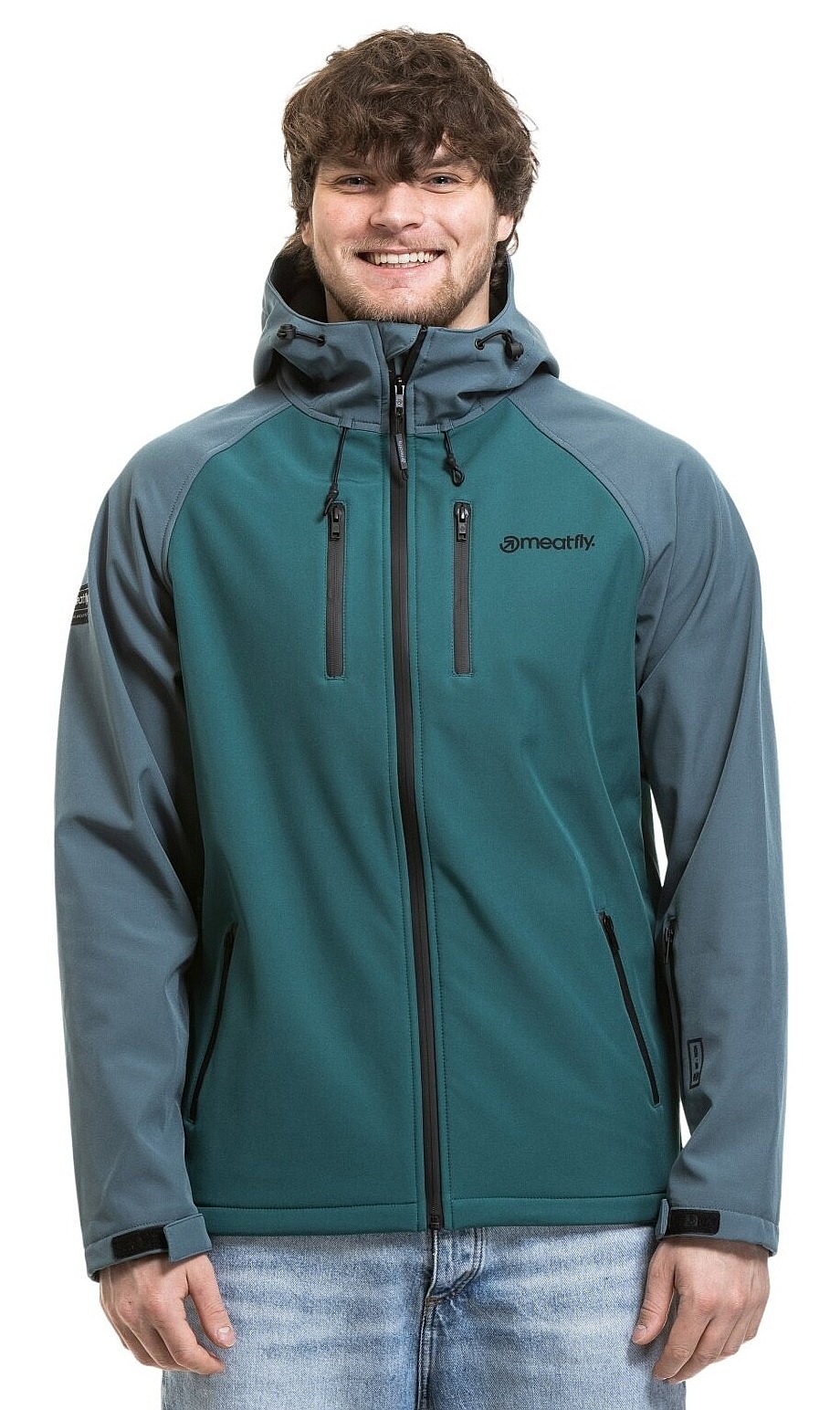 kurtka Meatfly Rasmussen - Botanical/Blue Sea - men´s