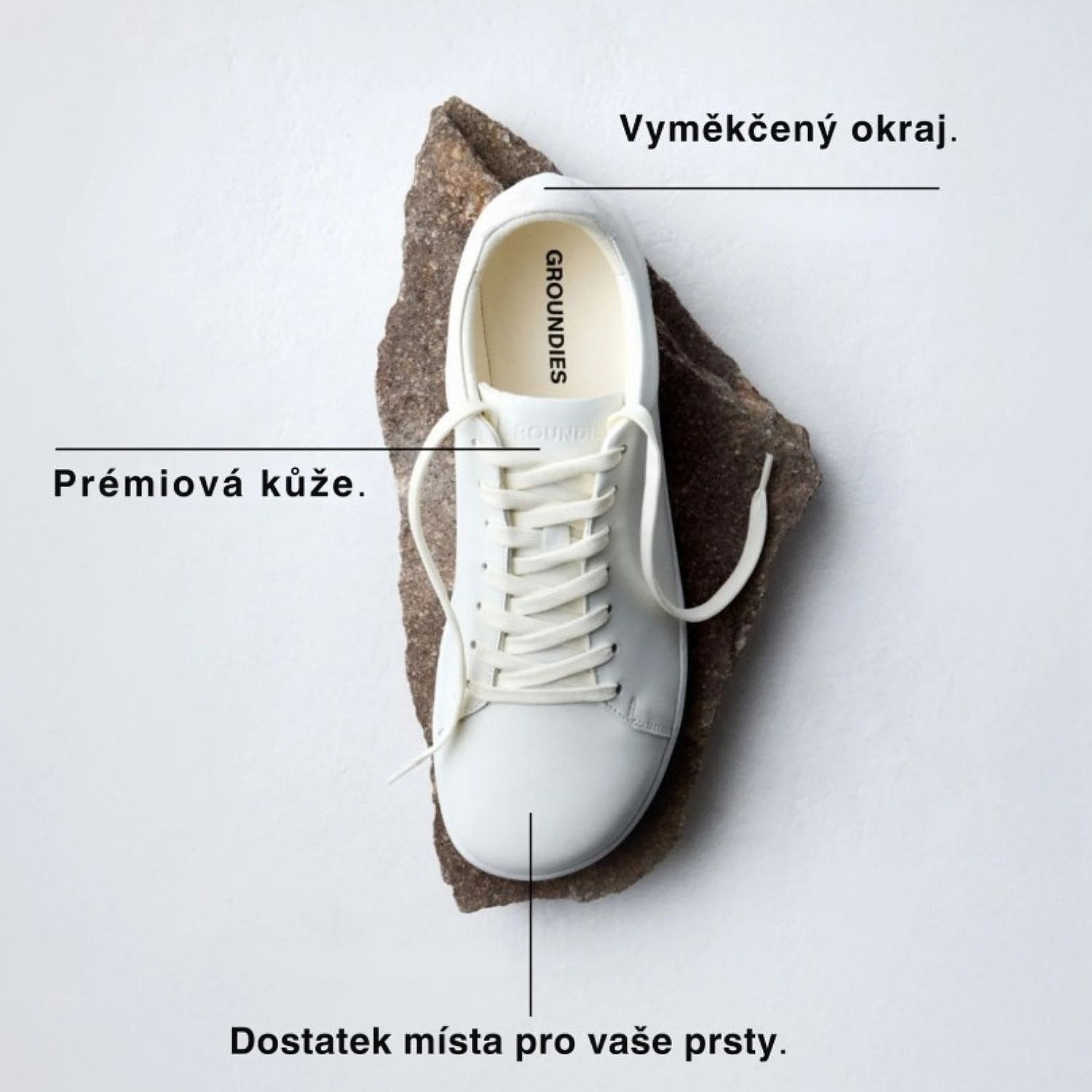 chaussures Groundies Zero - White - women´s