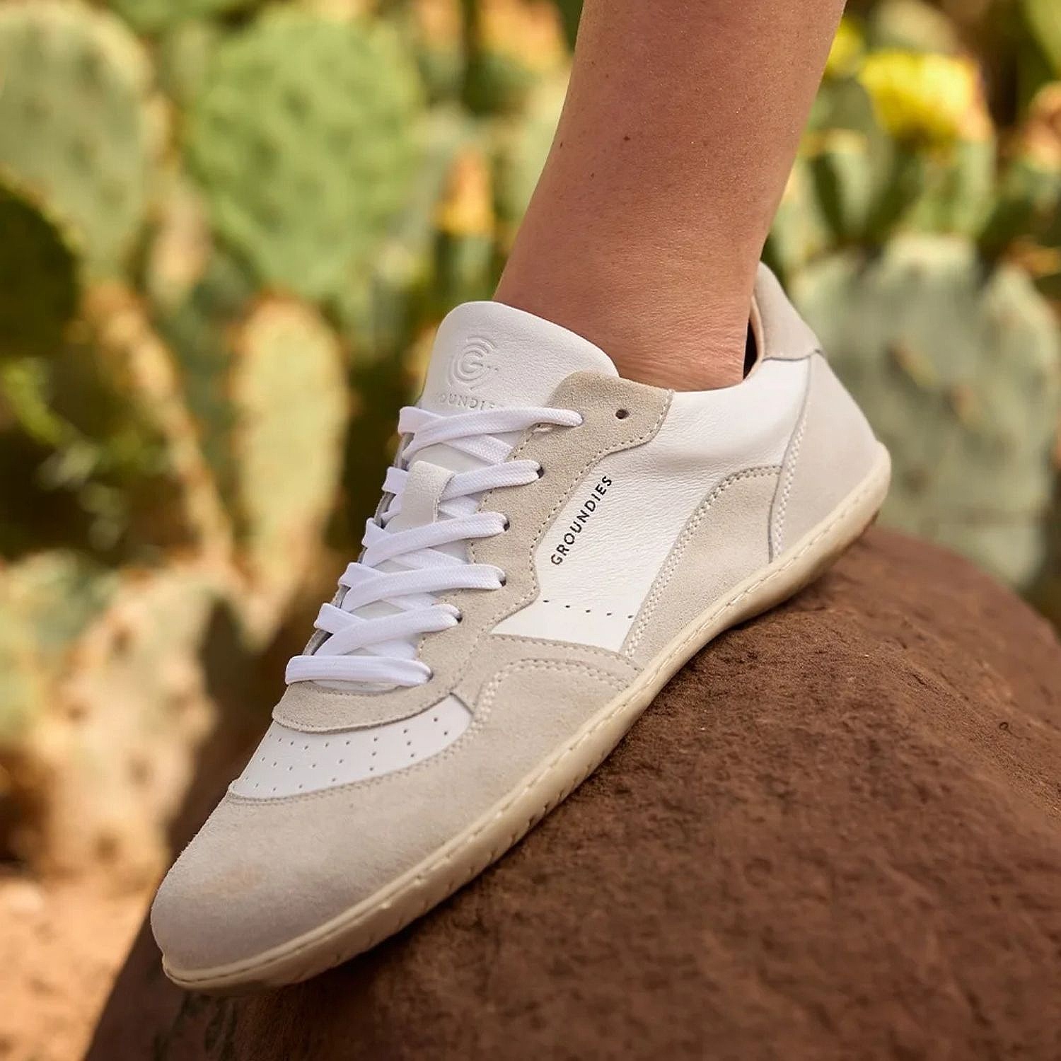 chaussures Groundies Nova GO1 - White/Beige