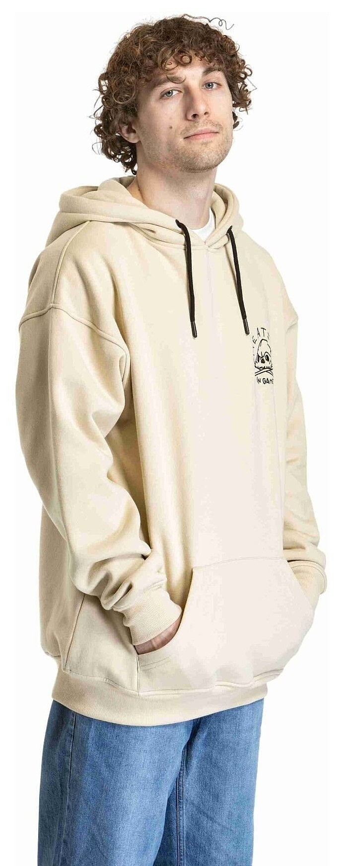 Sweatshirt Meatfly Fry - Skull Beige