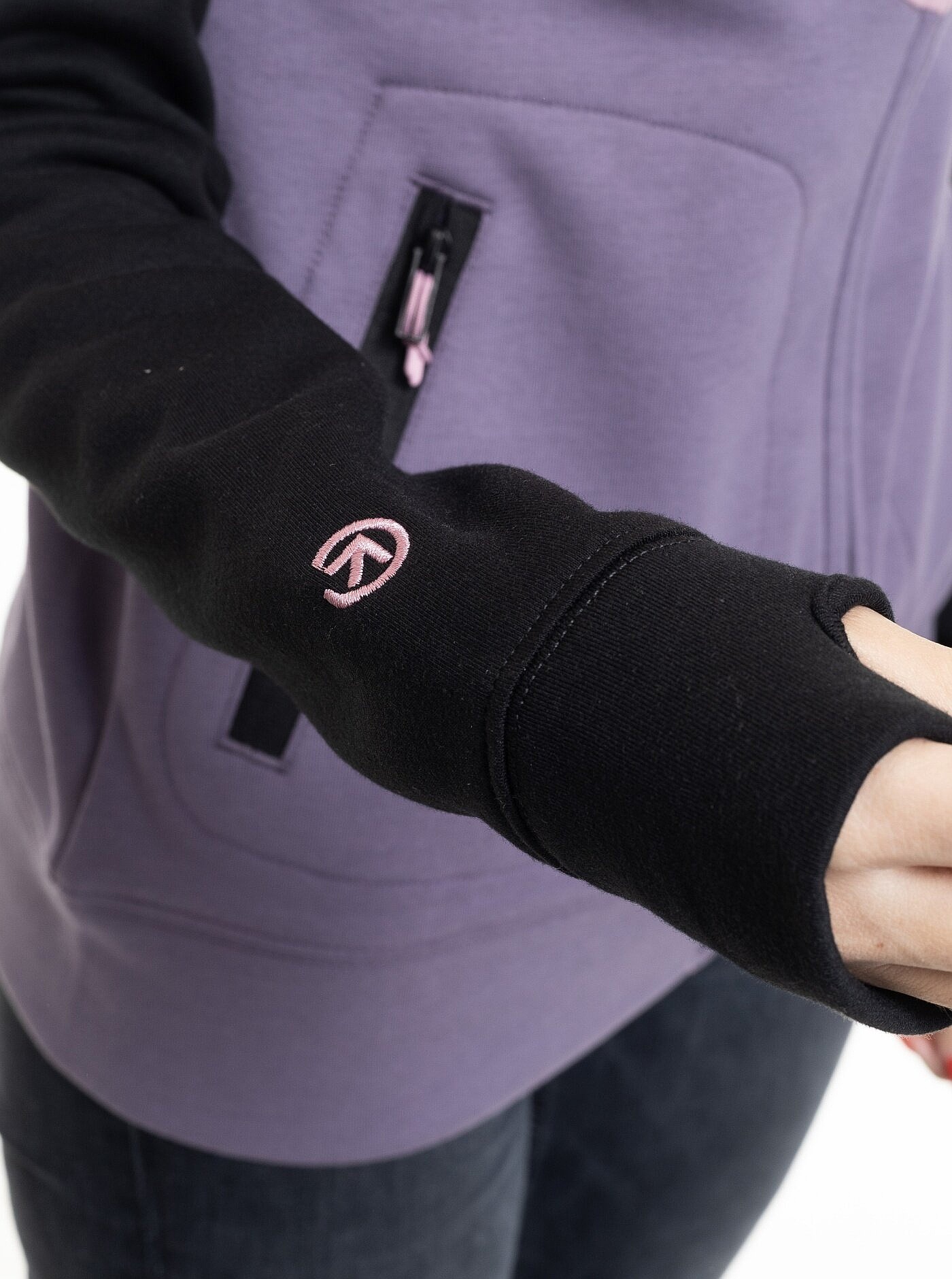 Sweatshirt Meatfly Omni Zip - Purple - women´s