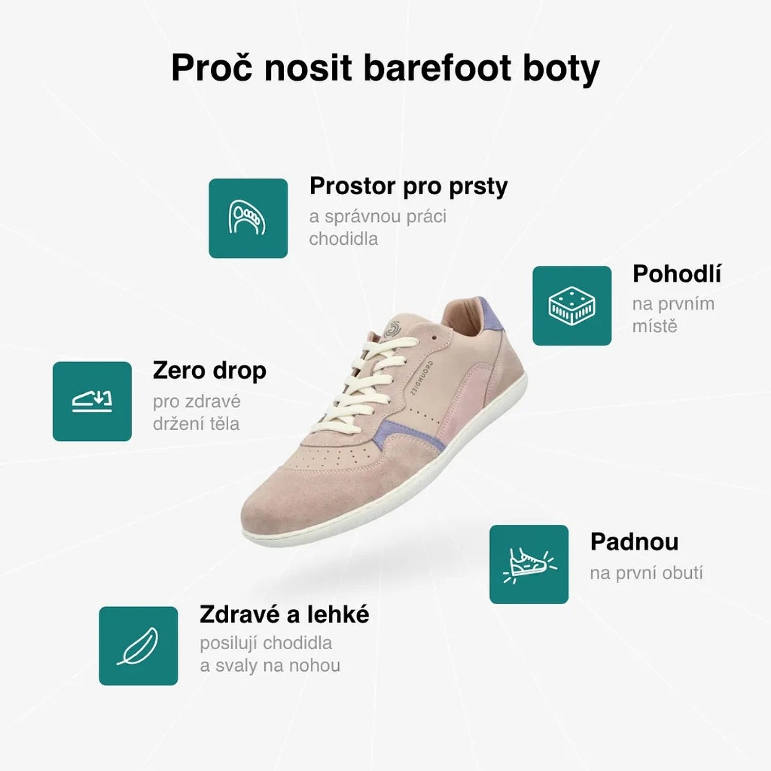 chaussures Groundies Nova GO1 - Pink/Orchid - women´s